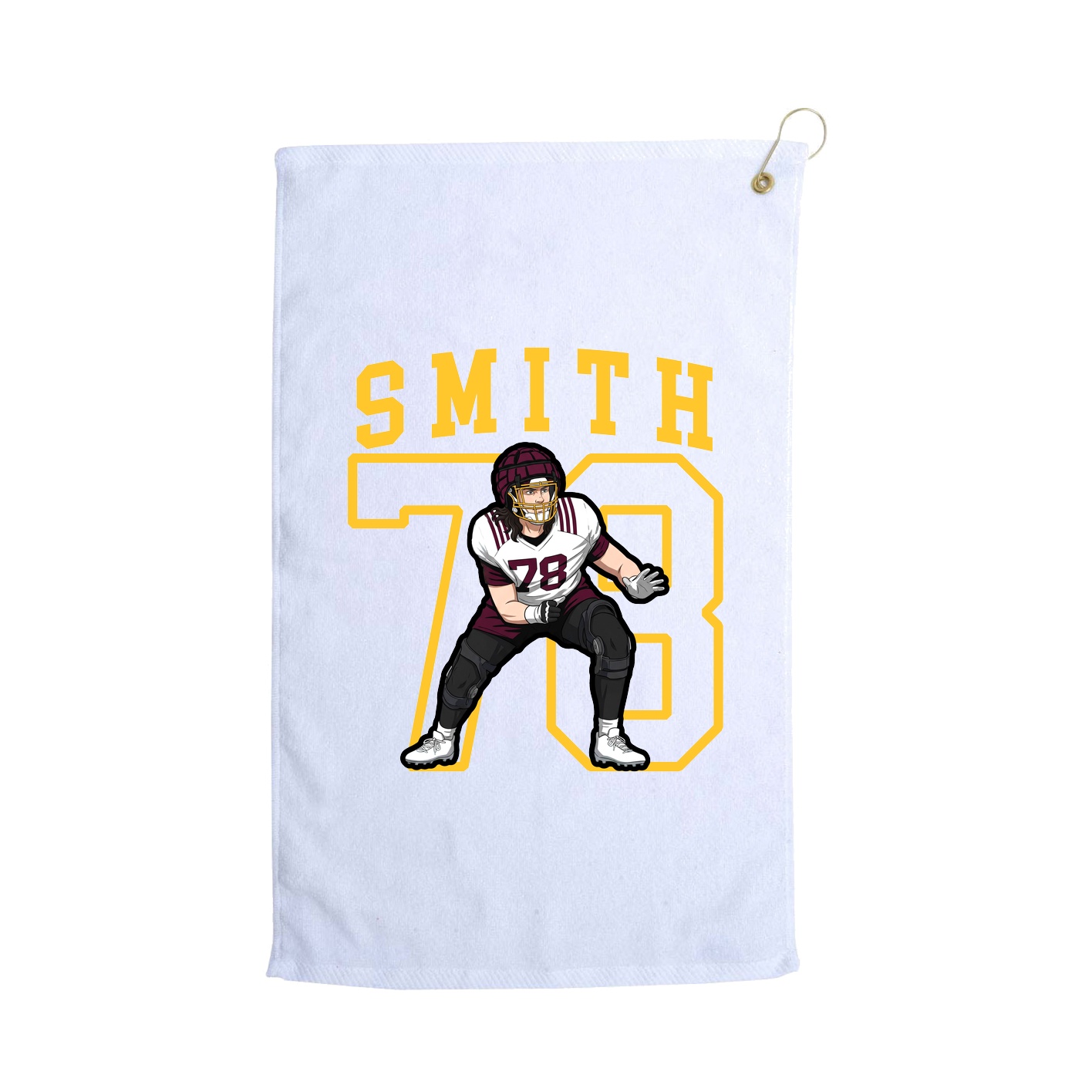 Golf Towel — Shirsey in White