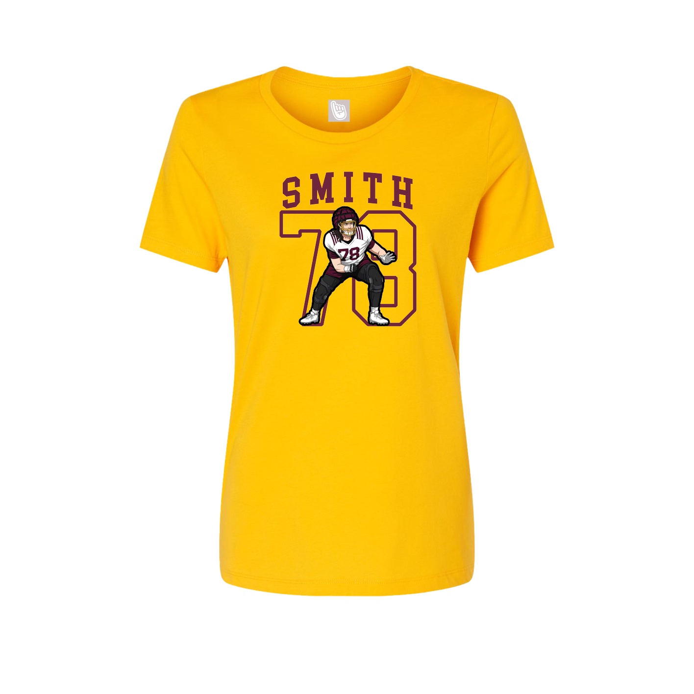 Fitted Women's Tee — Shirsey in Gold