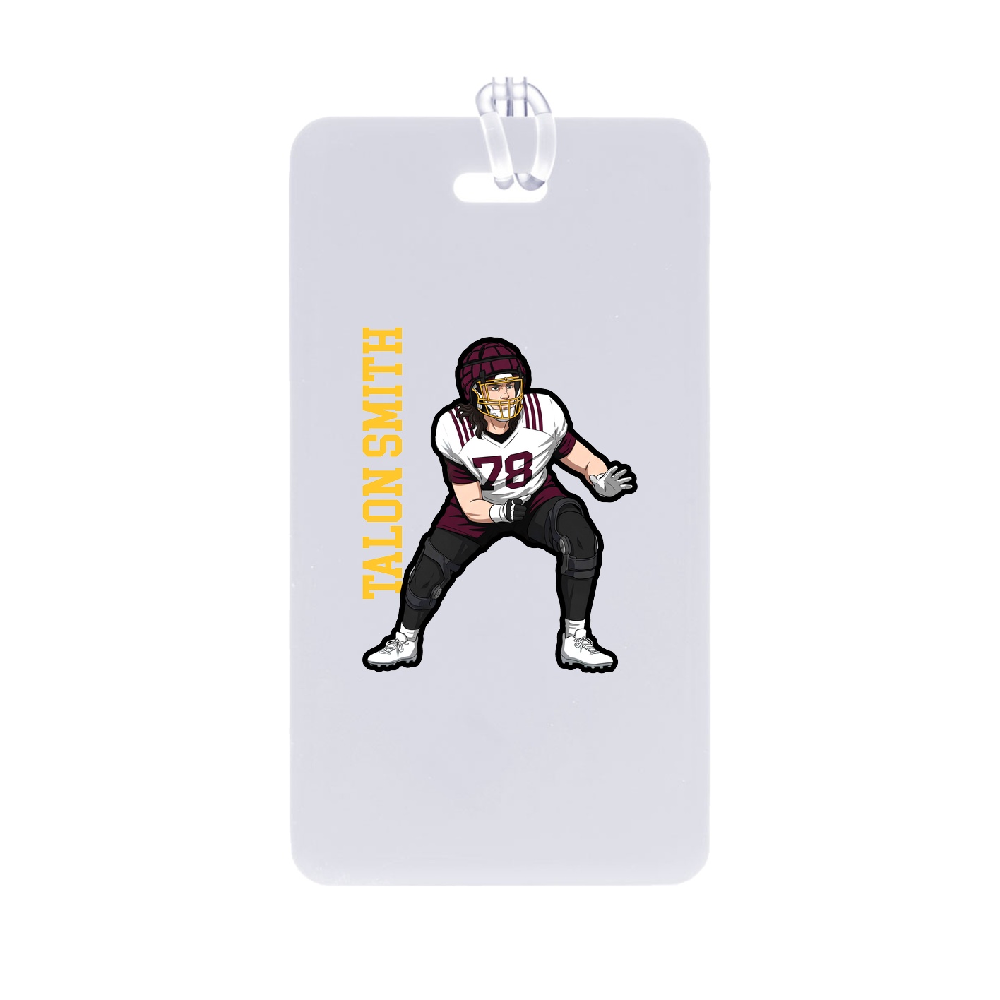 Bag Tag — Name Vertical in Classic