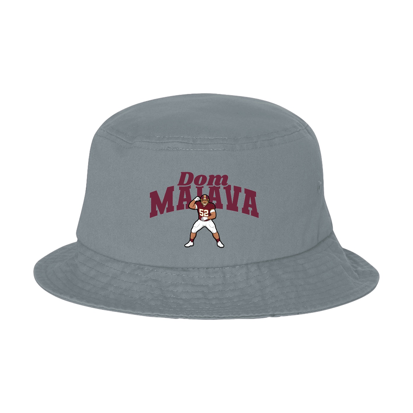 Bucket Cap — Signature Arch in Grey