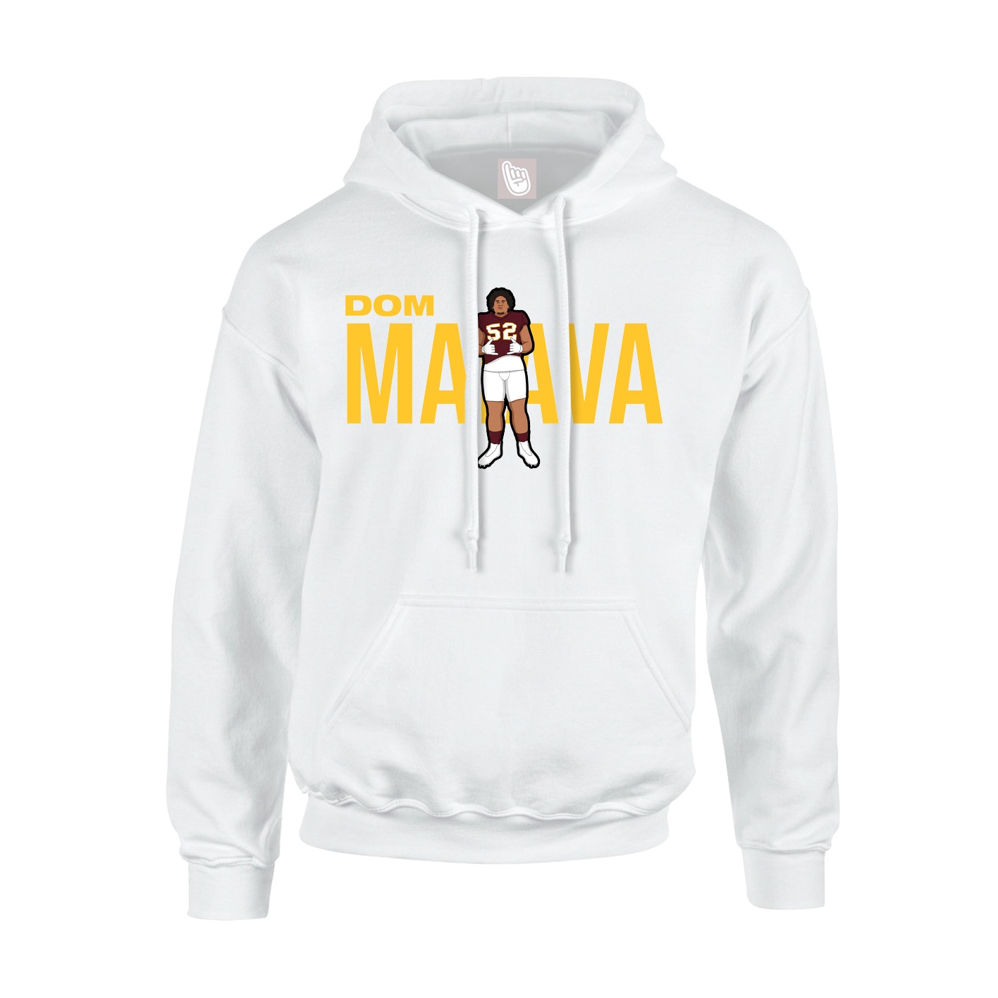 Hoodie — Player Name in White