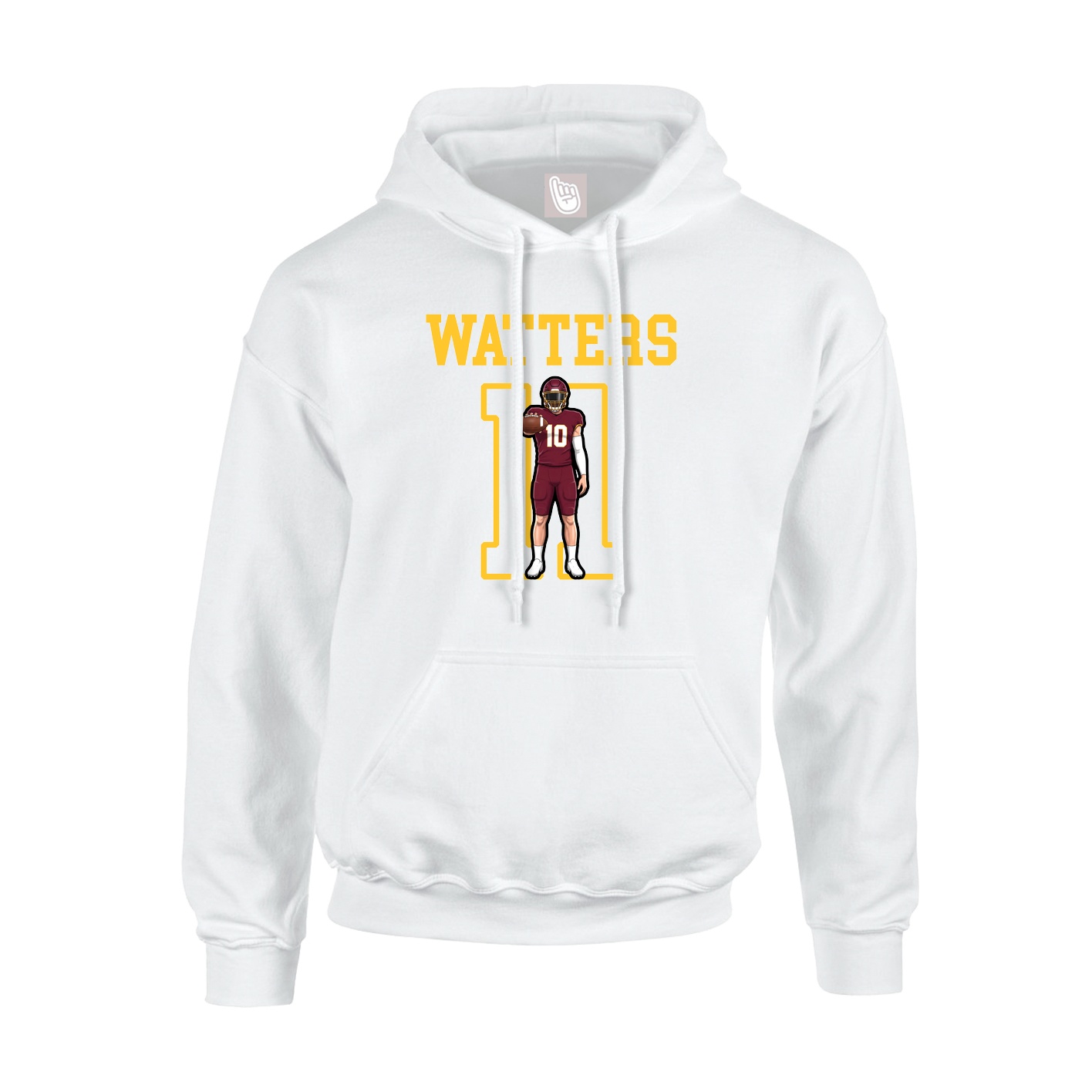Youth Hoodie — Shirsey in White