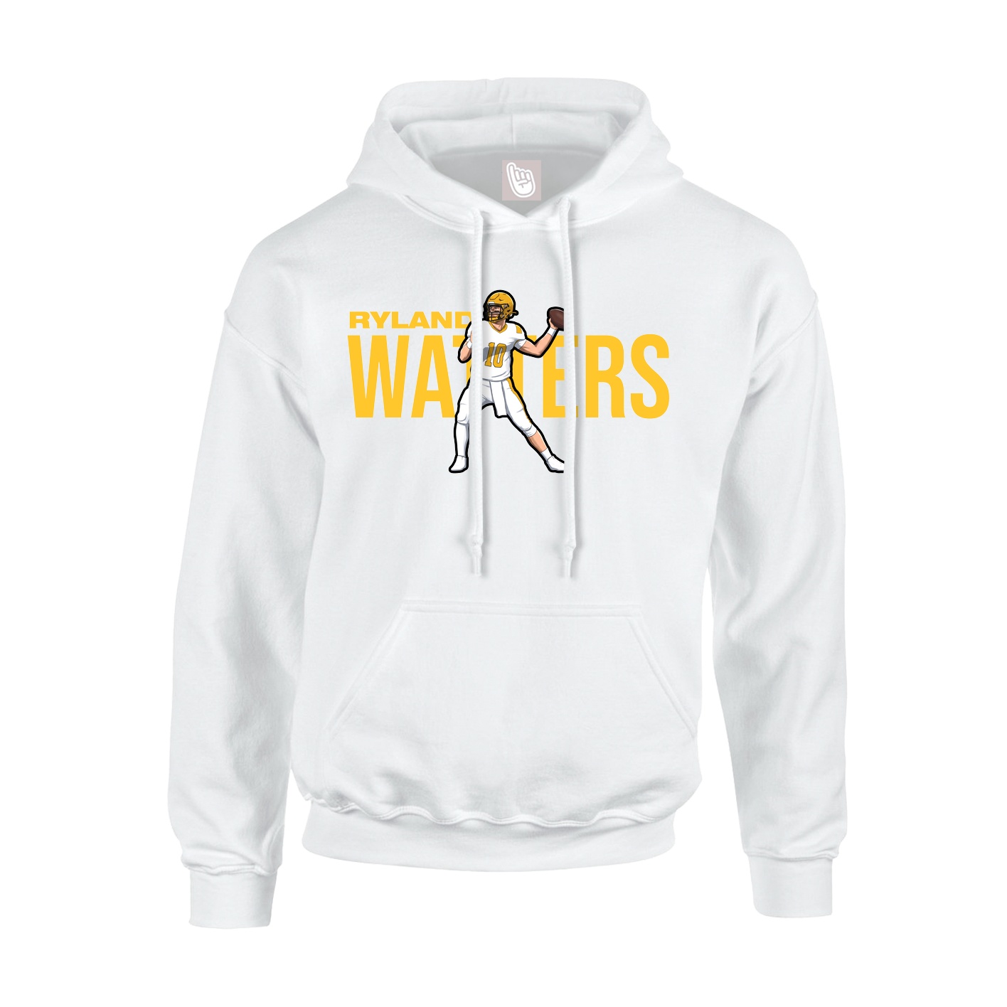 Hoodie — Player Name in White