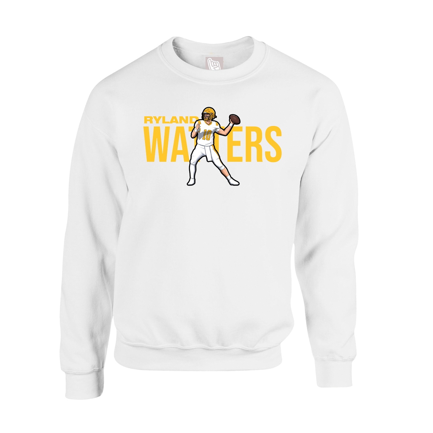 Fleece Crew — Player Name in White