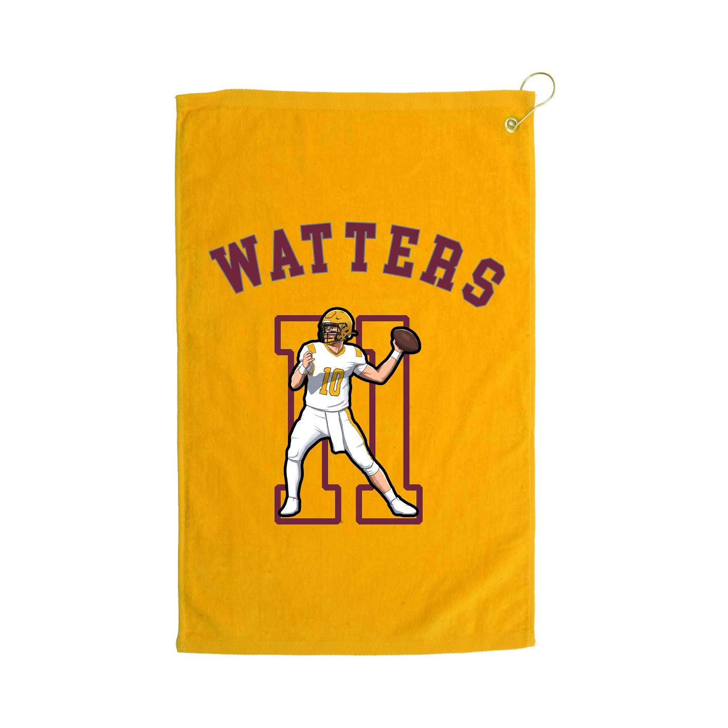 Golf Towel — Shirsey Arch in Gold