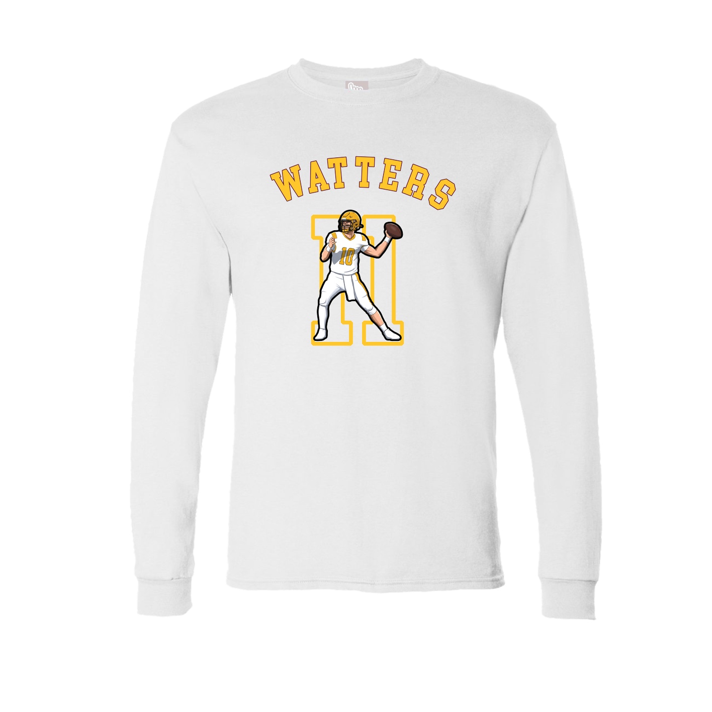Long Sleeve Tee — Shirsey Arch in White