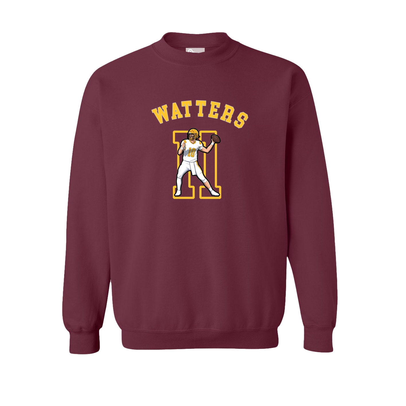 Fleece Crew — Shirsey Arch in Maroon