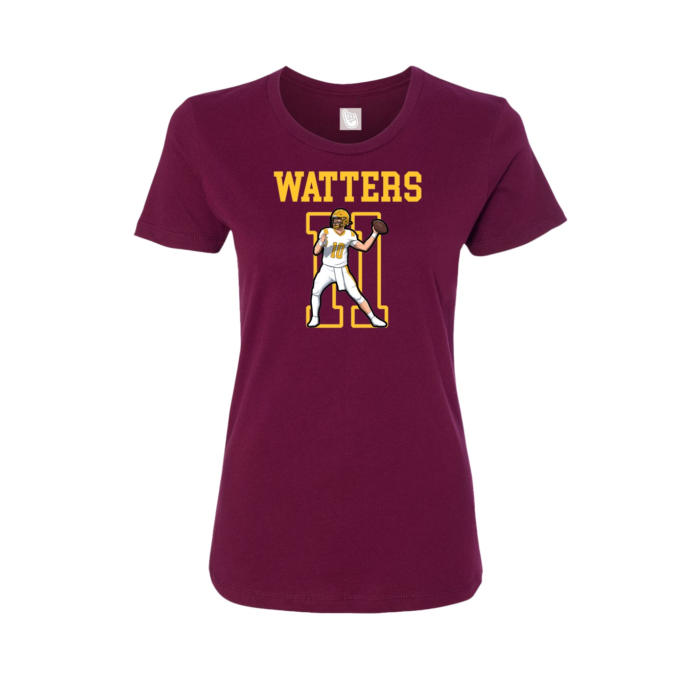 Womens Tee — Shirsey in Maroon