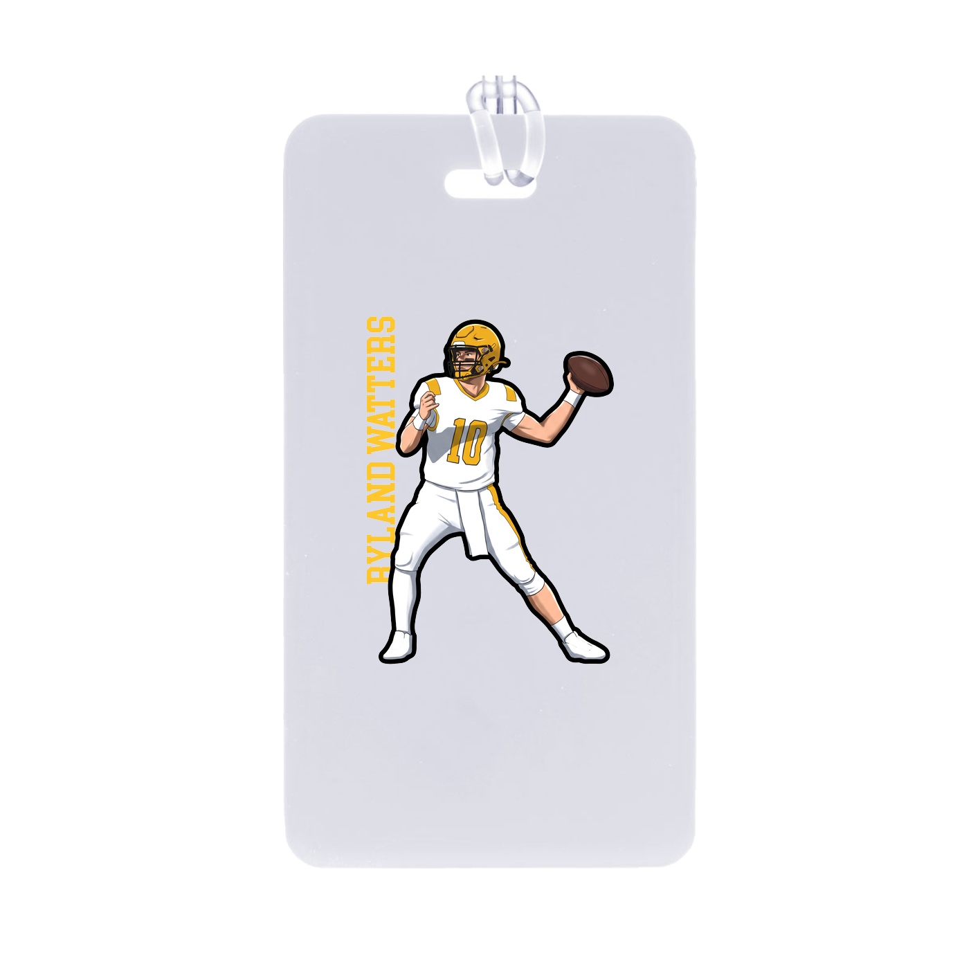 Bag Tag — Name Vertical in Classic