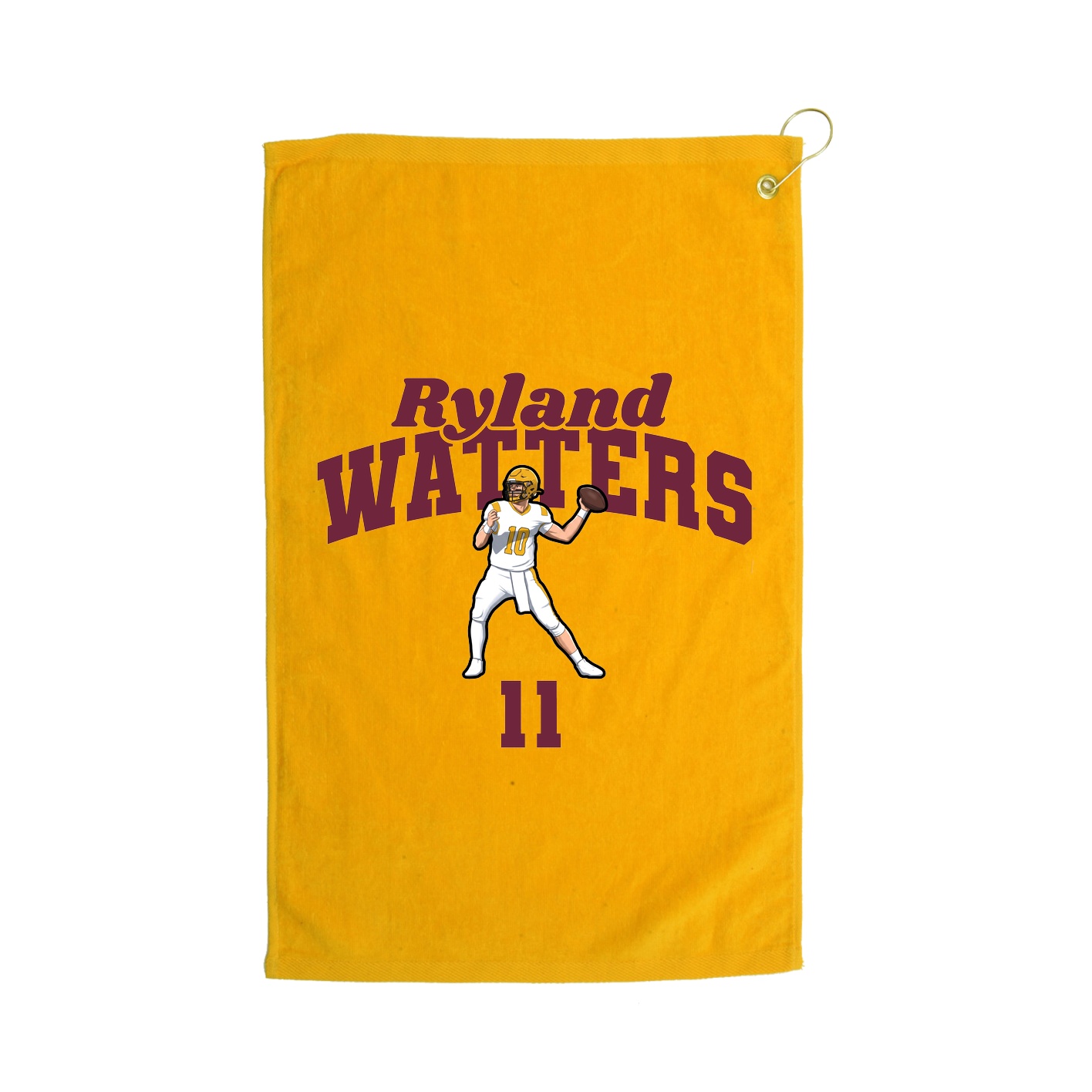 Golf Towel — Signature Arch in Gold
