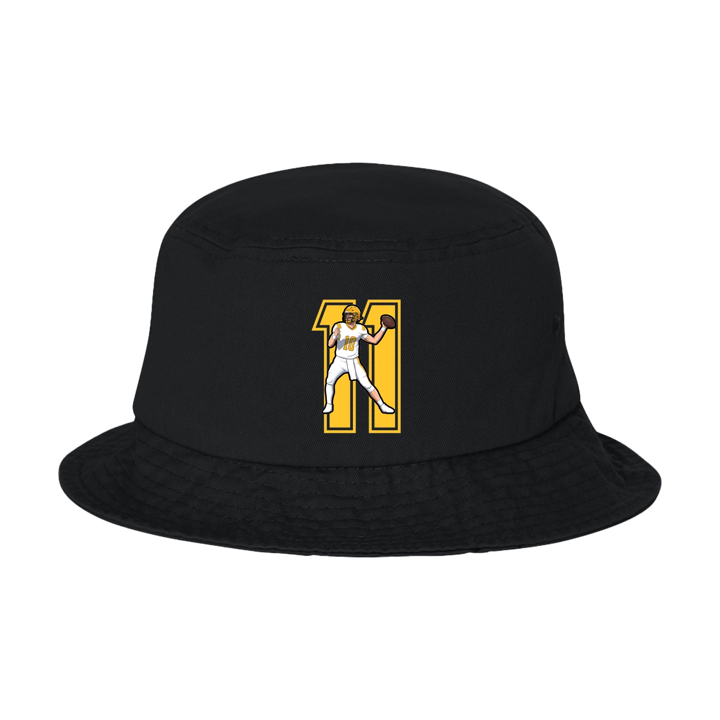 Bucket Cap — Number in Black