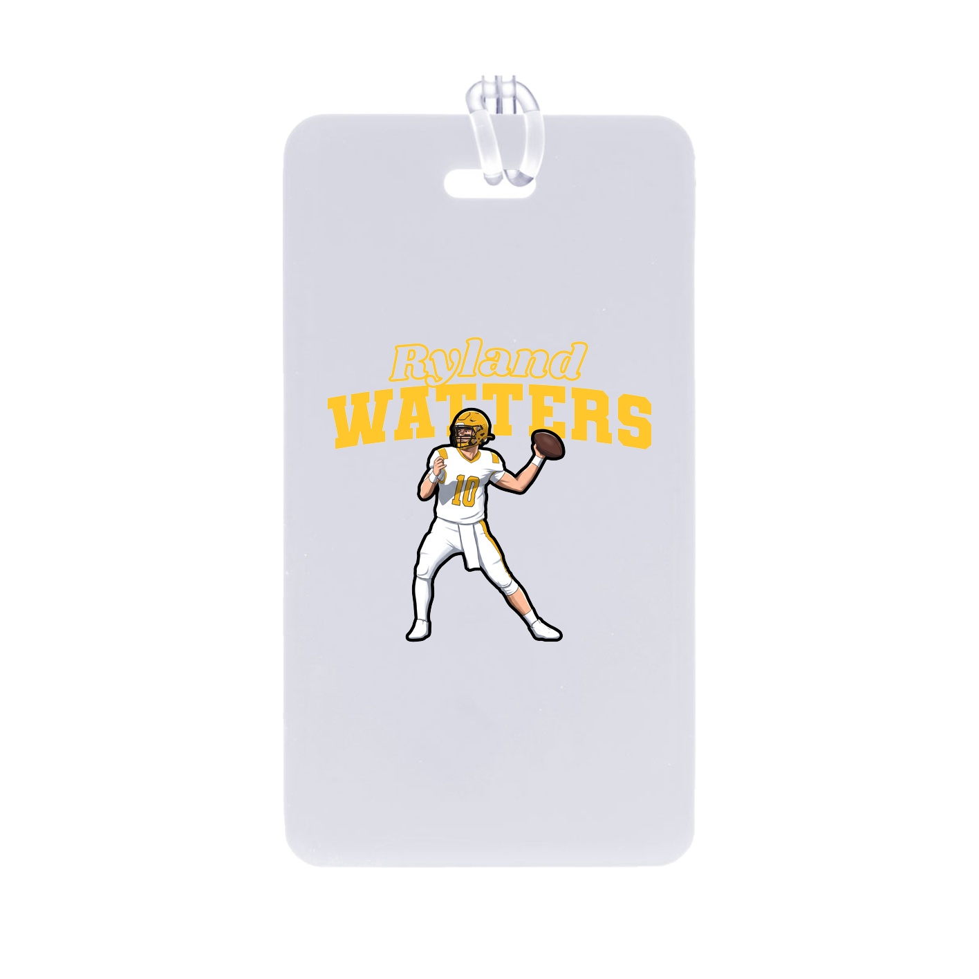 Bag Tag — Name Arch in Classic