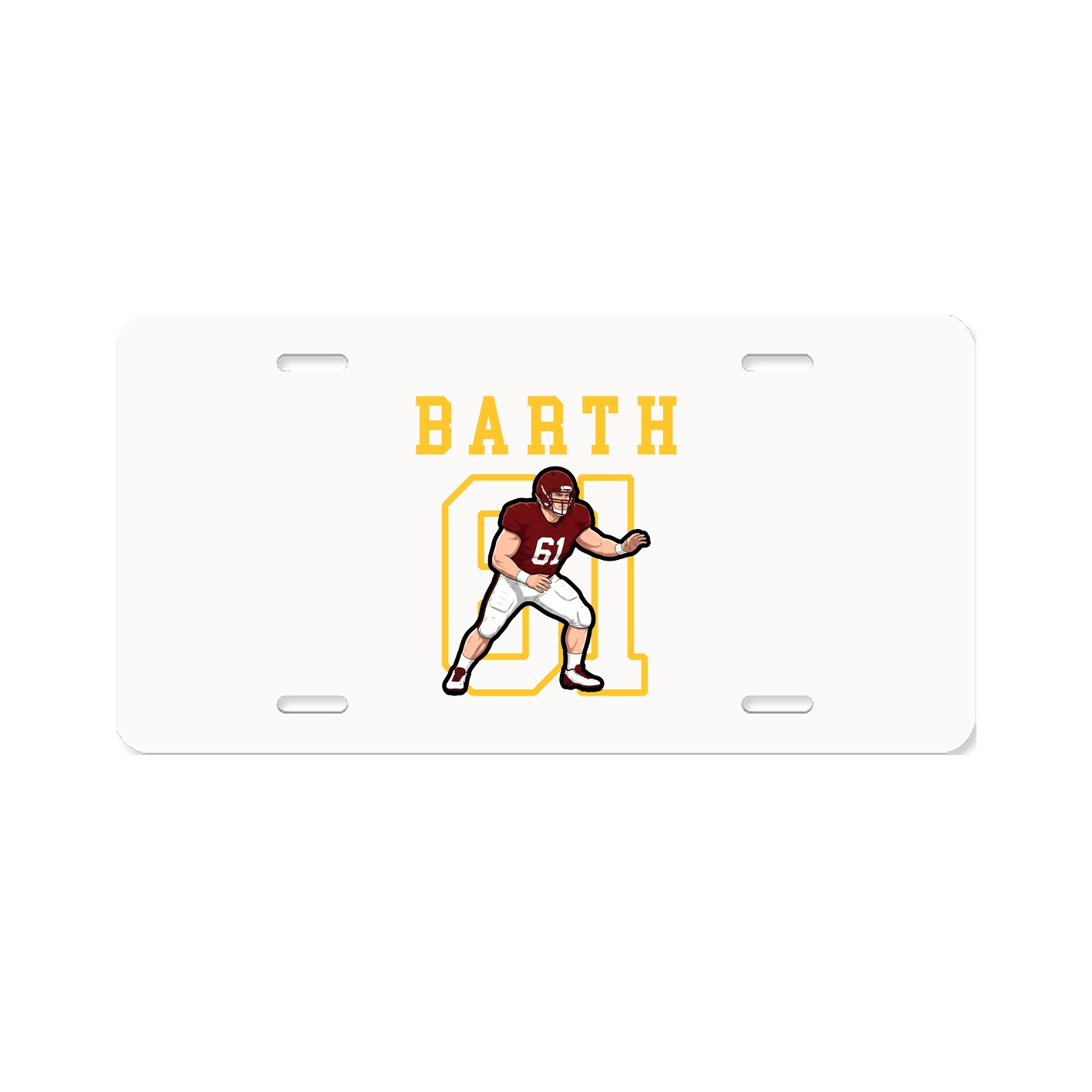 License Plate — Shirsey in Classic