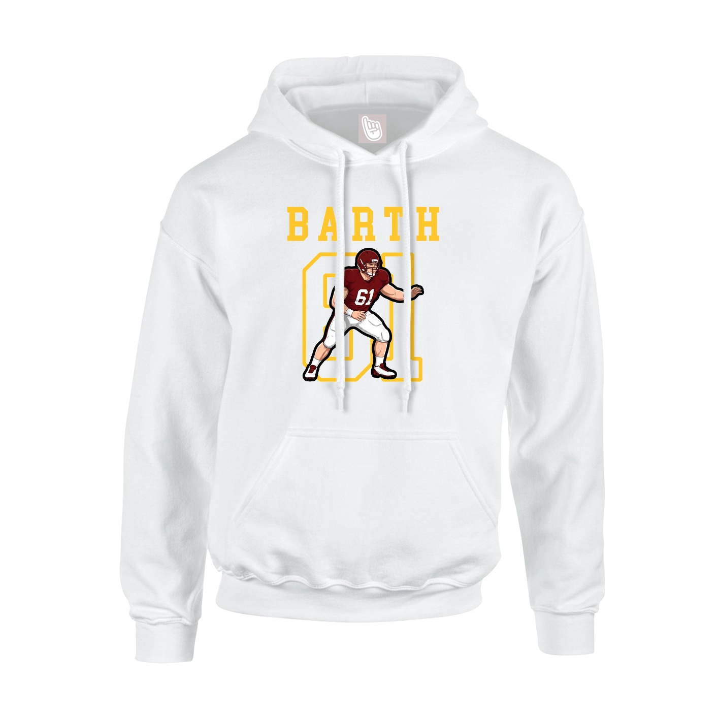 Youth Hoodie — Shirsey in White