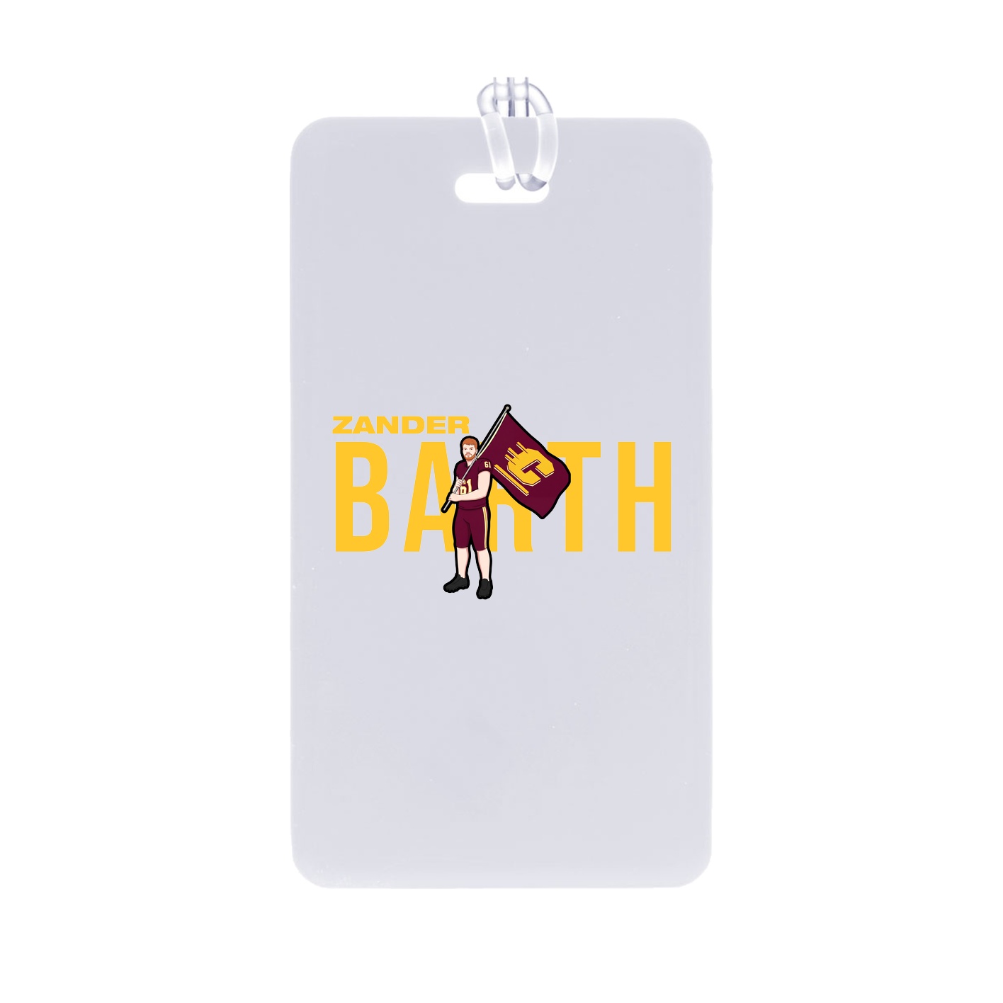 Bag Tag — Player Name in Classic