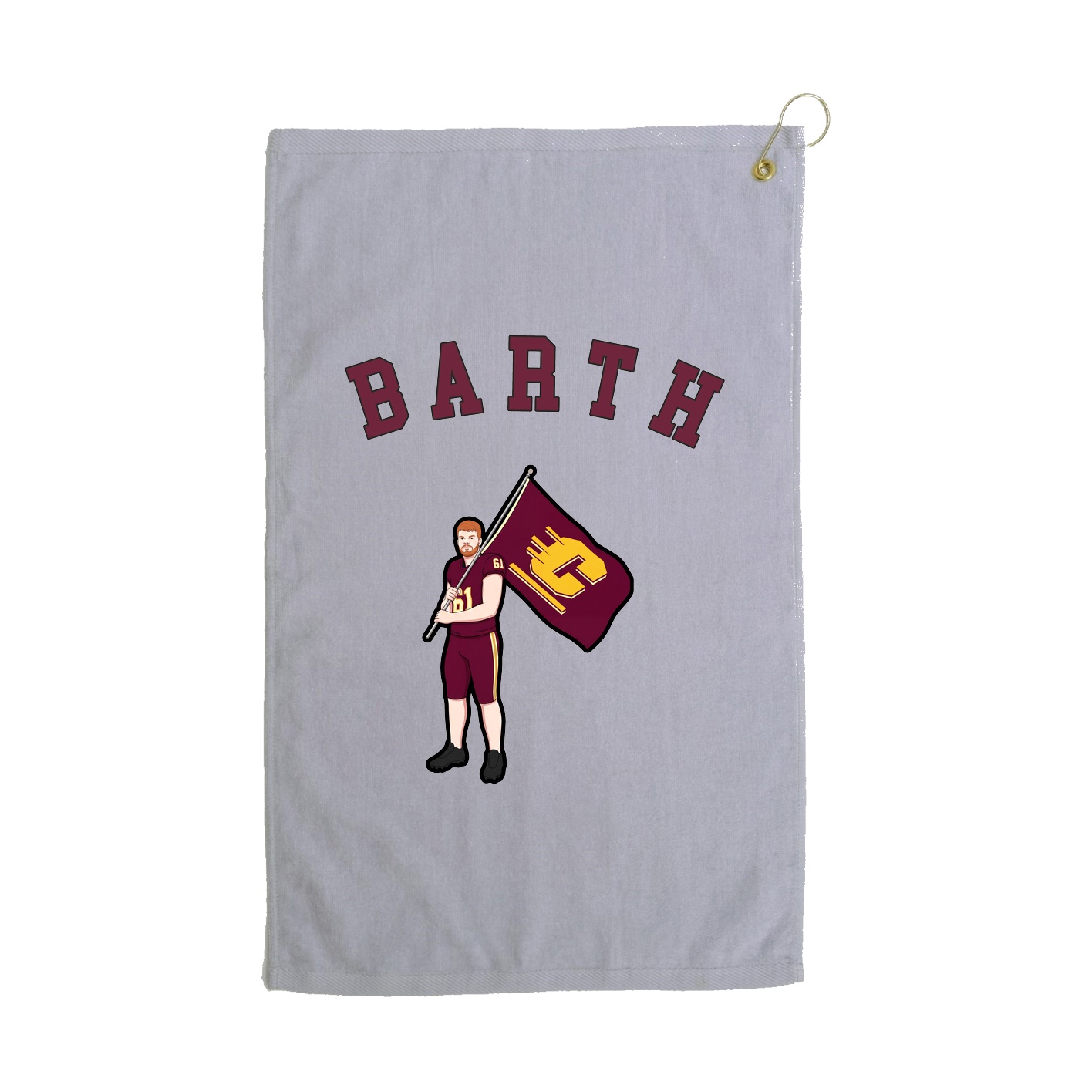 Golf Towel — Shirsey Arch in Grey