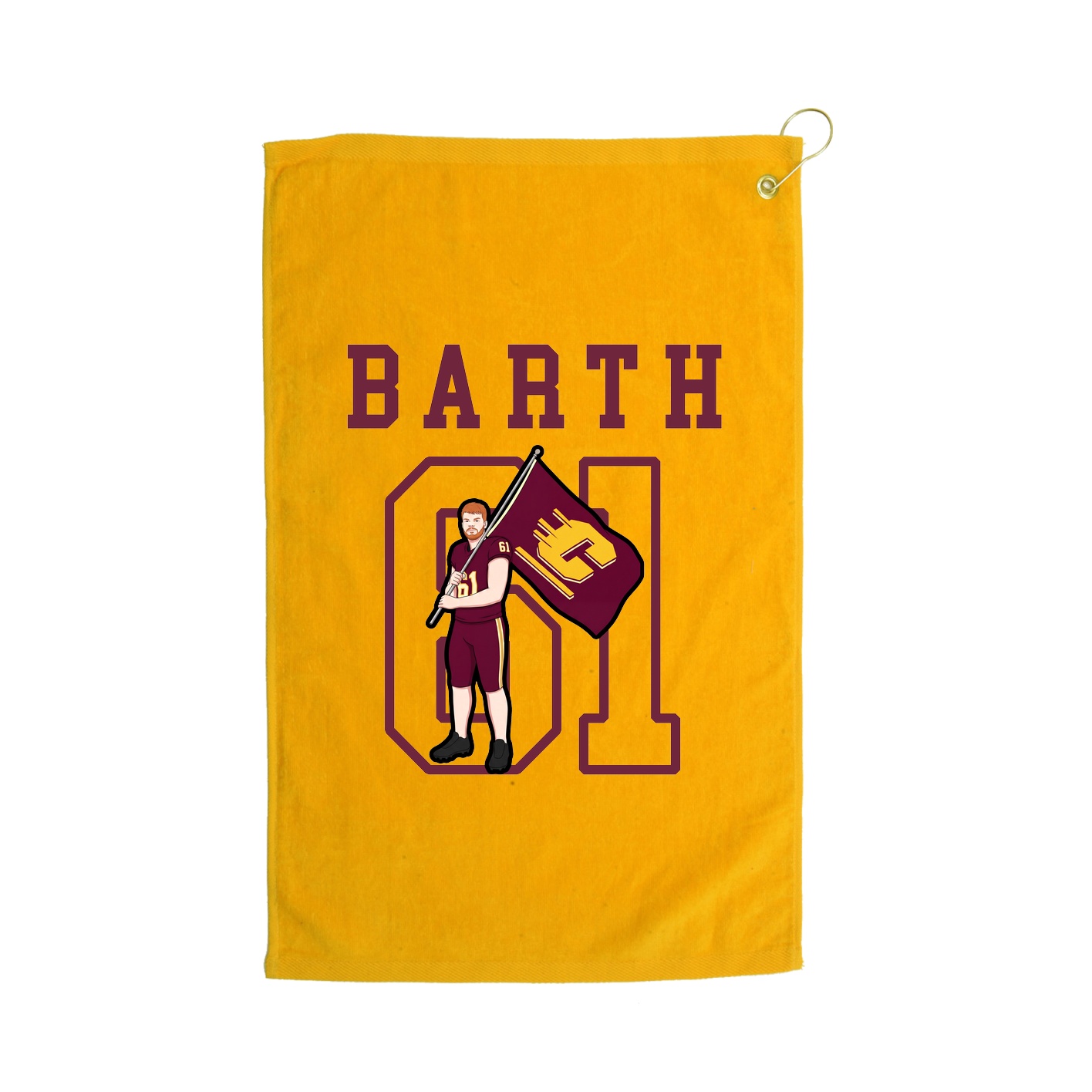 Golf Towel — Shirsey in Gold