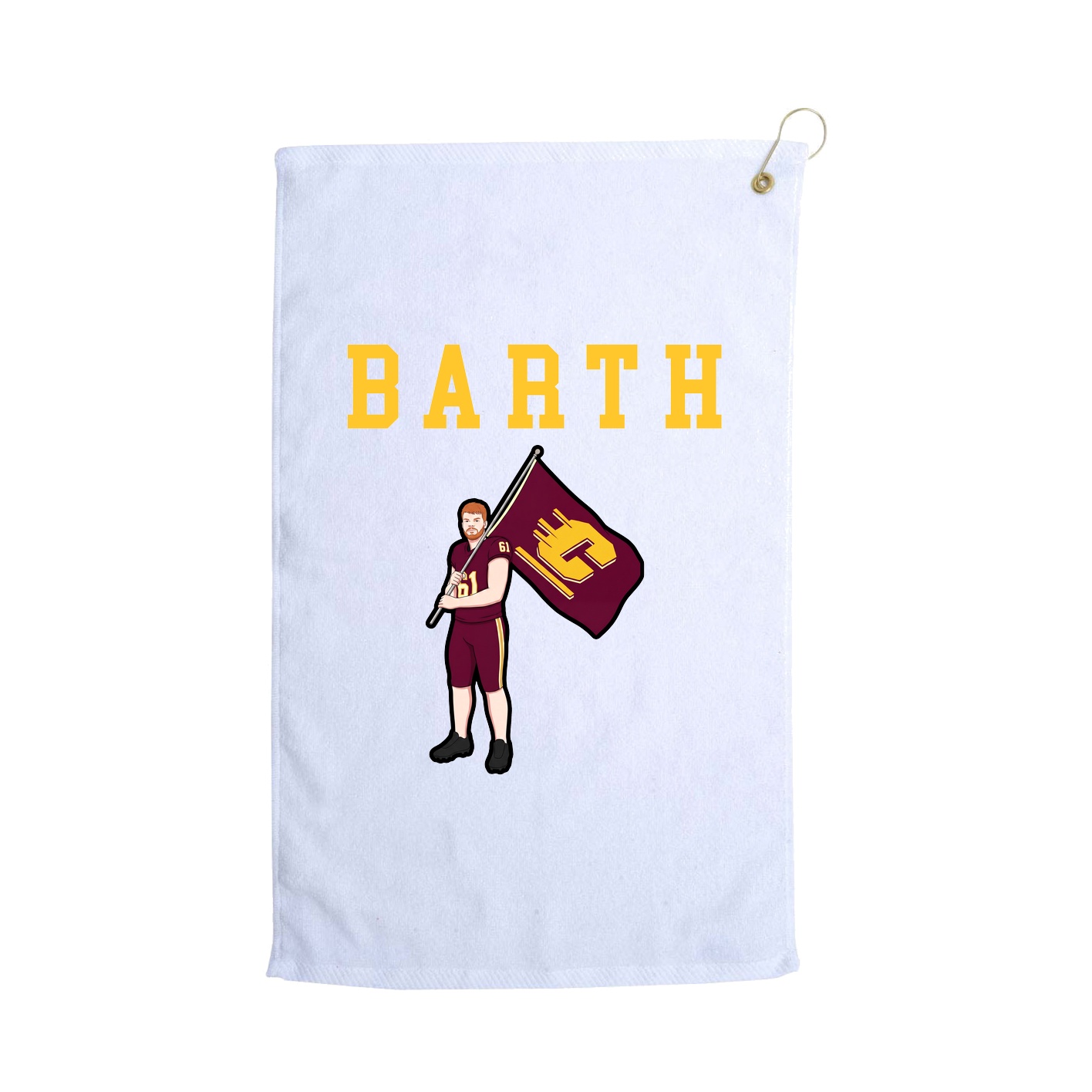 Golf Towel — Shirsey in White