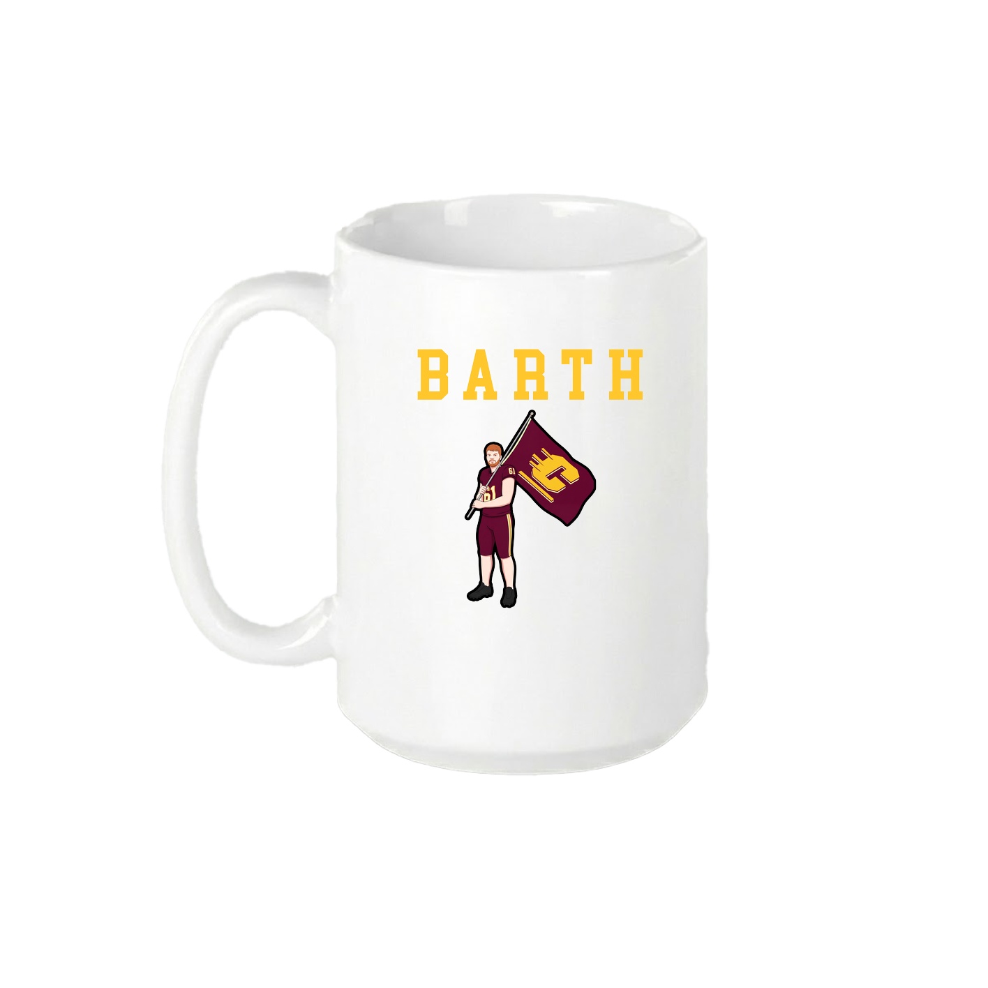 15oz Coffee Mug — Shirsey in White