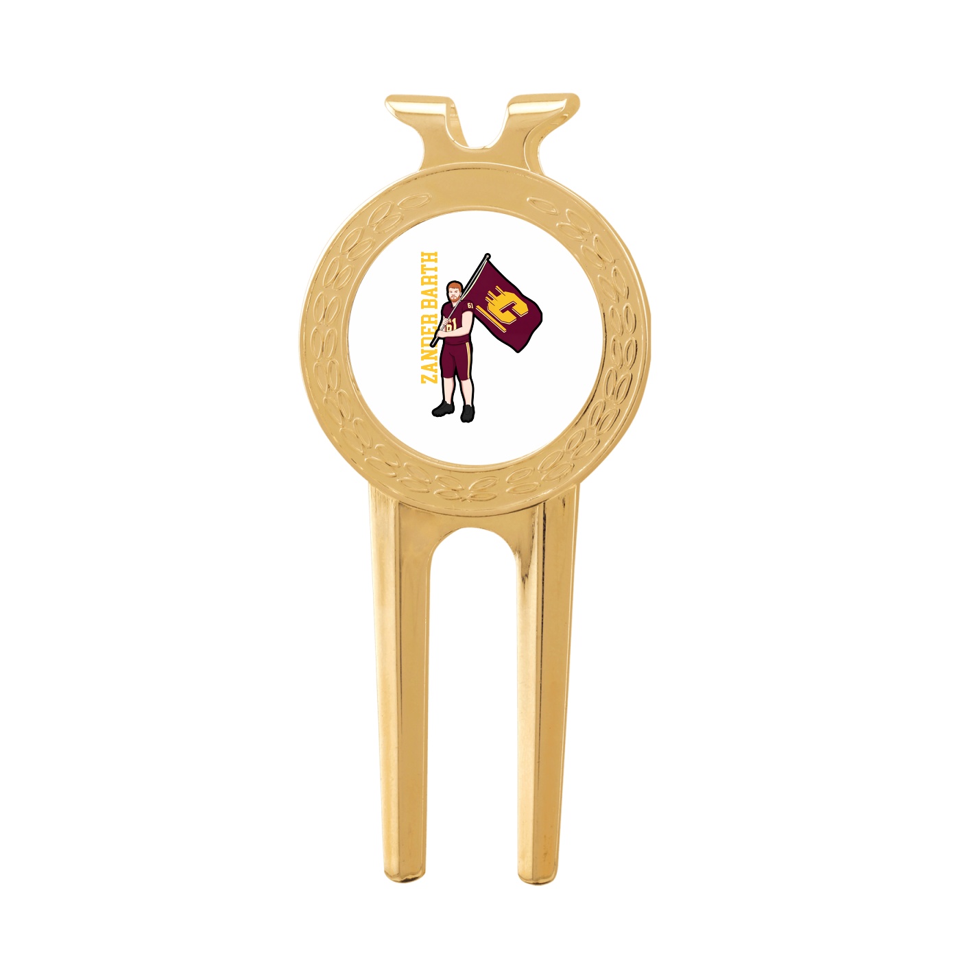 Divot Tool with Ball Marker — Name Vertical in Classic