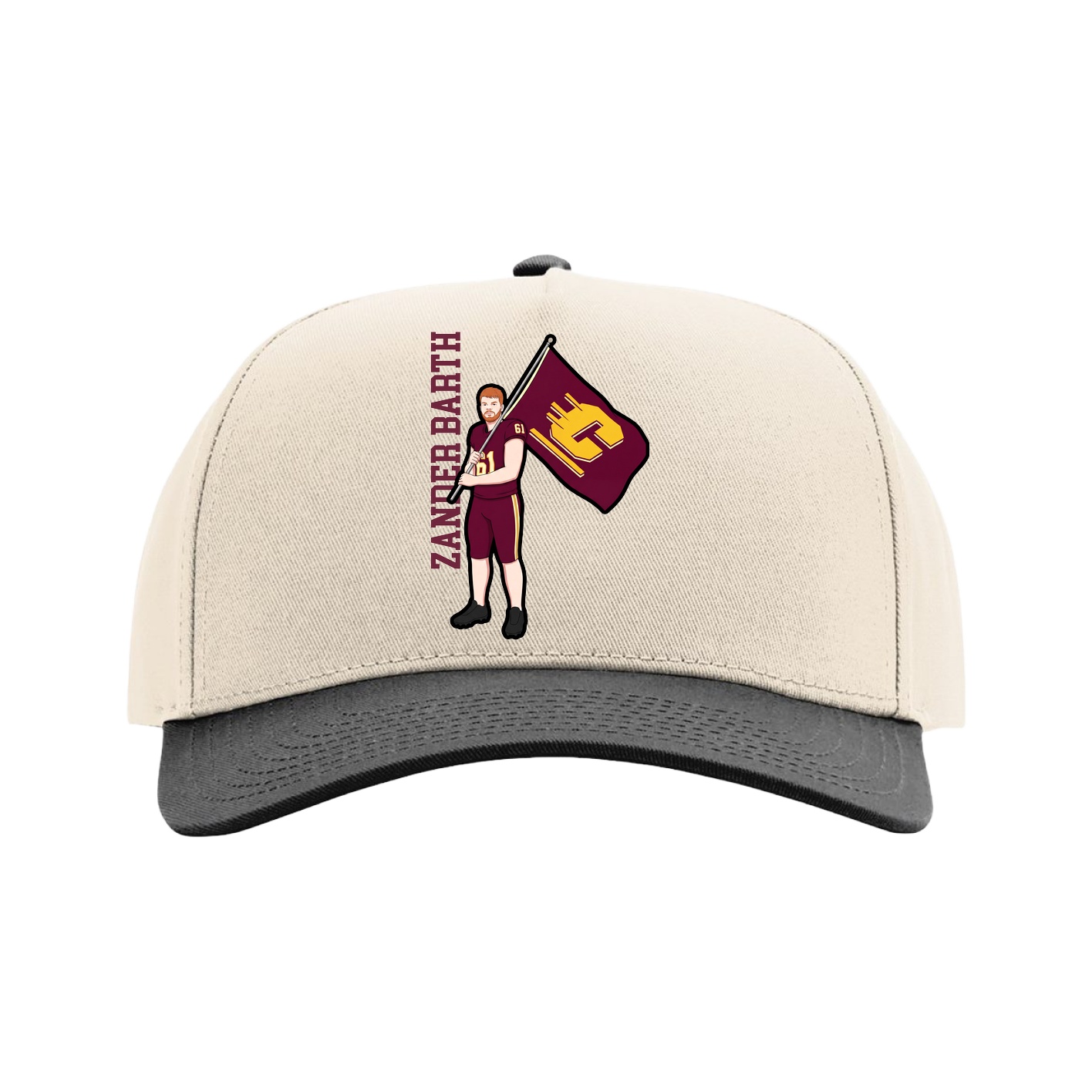 Full Fabric Five-Panel Champ Cap