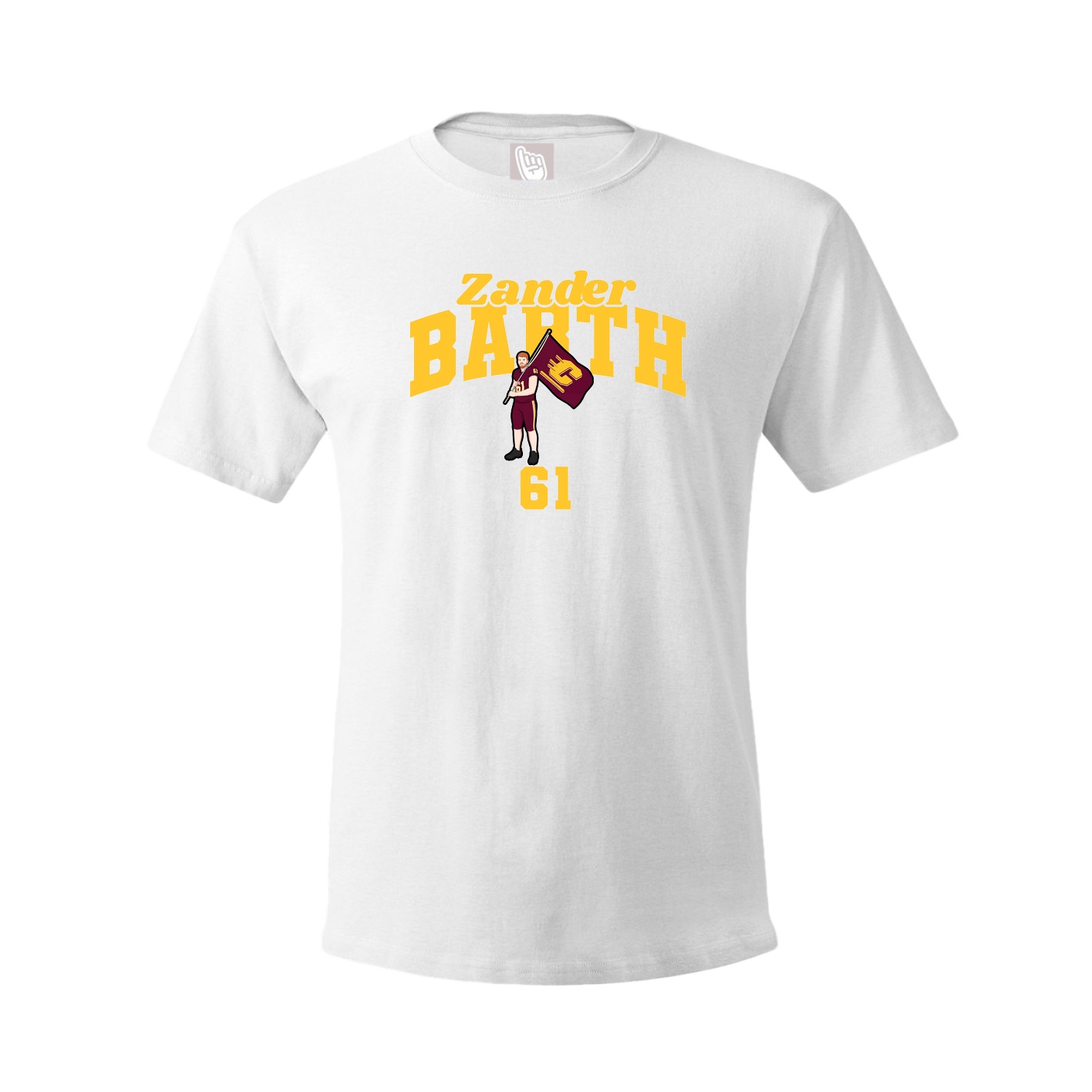 Tee — Signature Arch in White