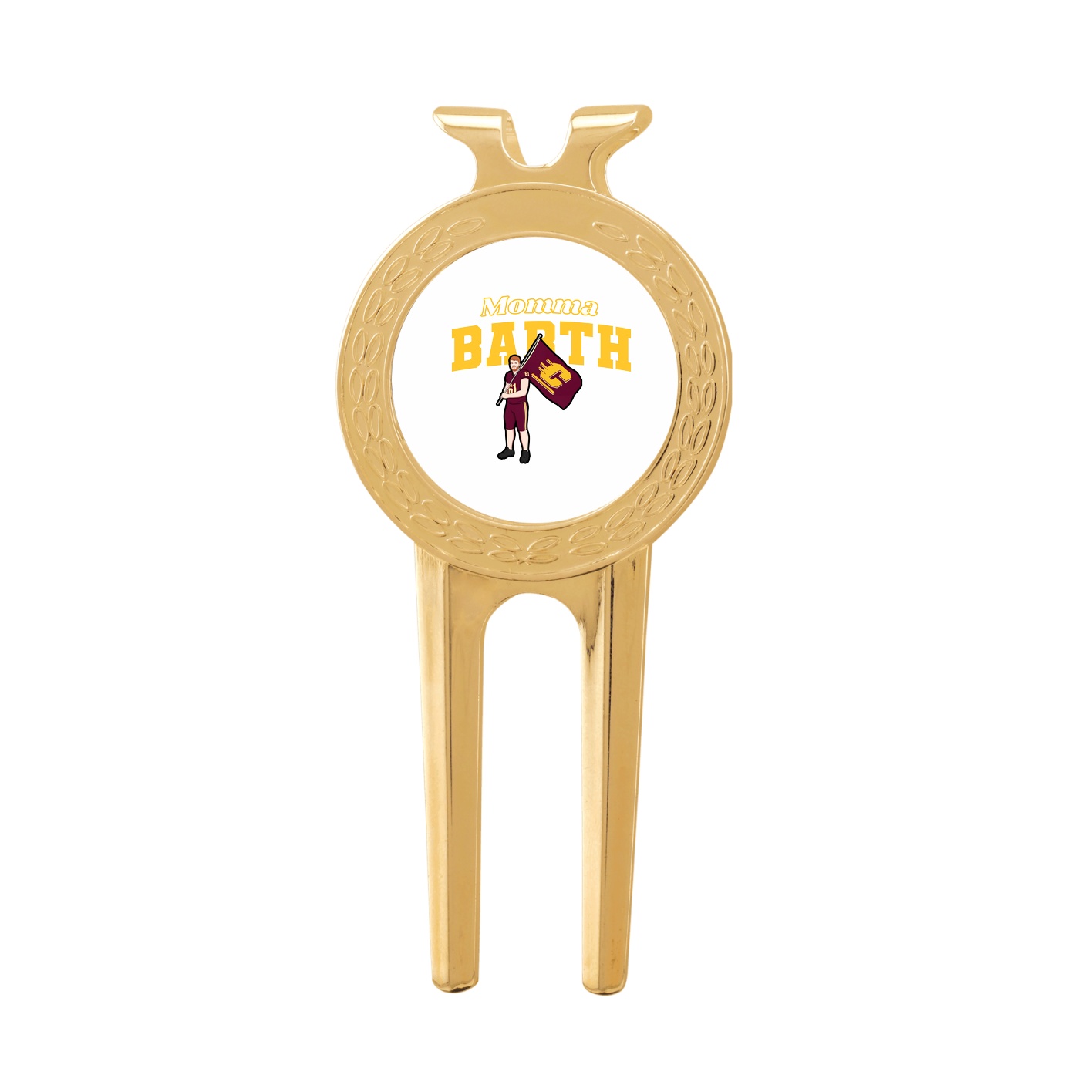 Divot Tool with Ball Marker — Mothers Day Block in Classic