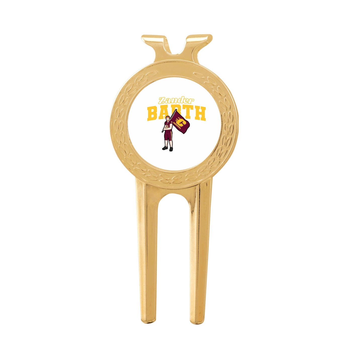 Divot Tool with Ball Marker — Name Arch in Classic