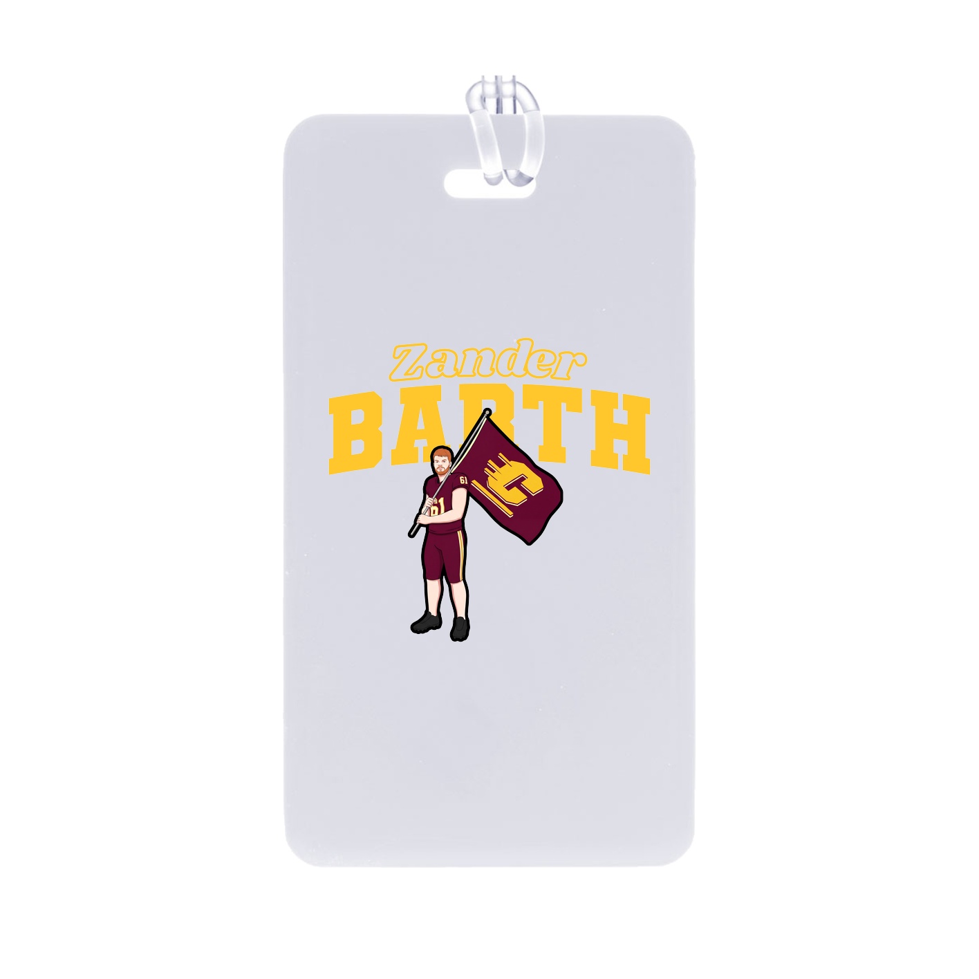 Bag Tag — Name Arch in Classic