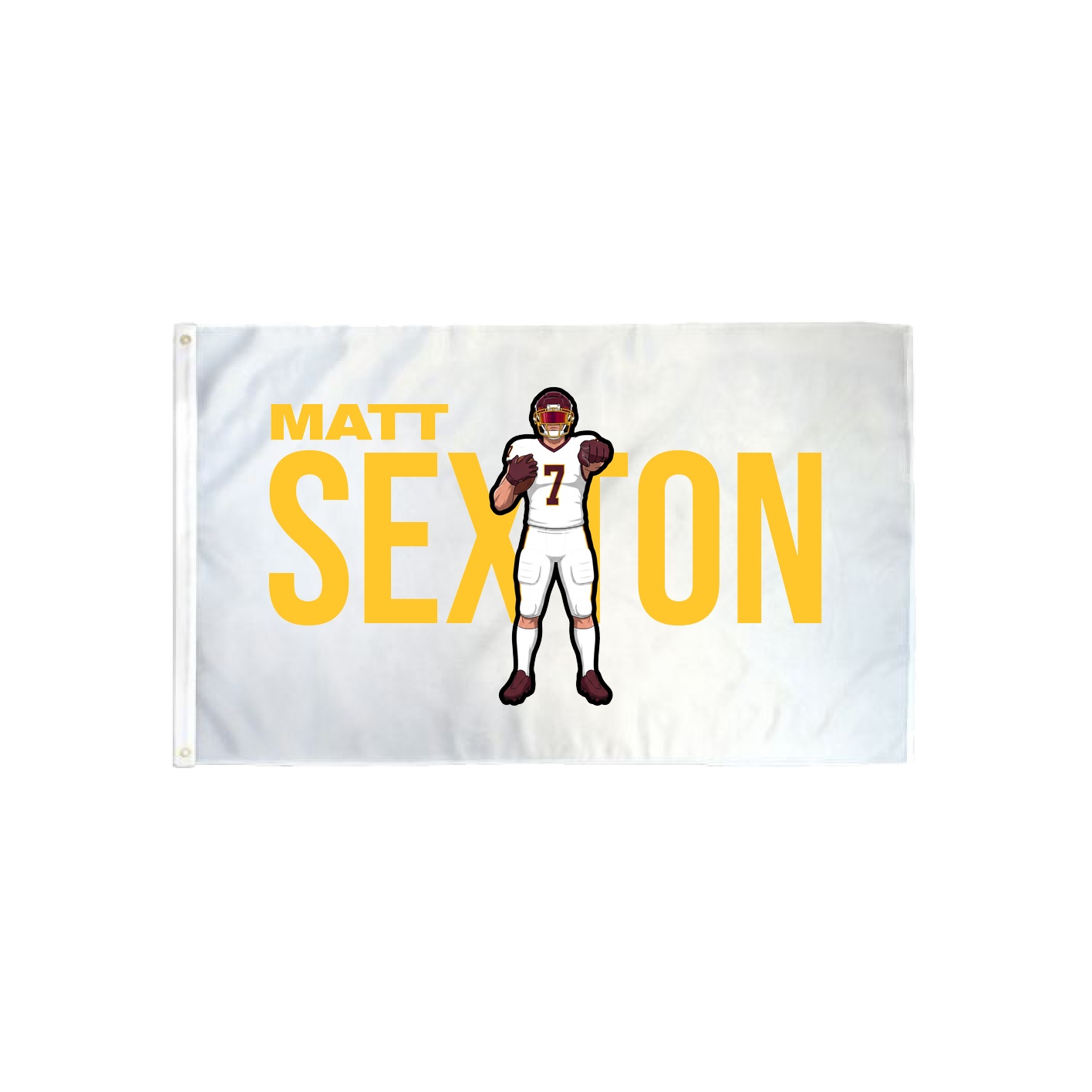 3x5 Flag — Player Name in Classic