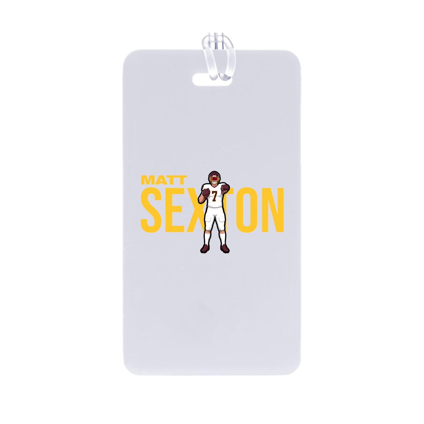 Bag Tag — Player Name in Classic
