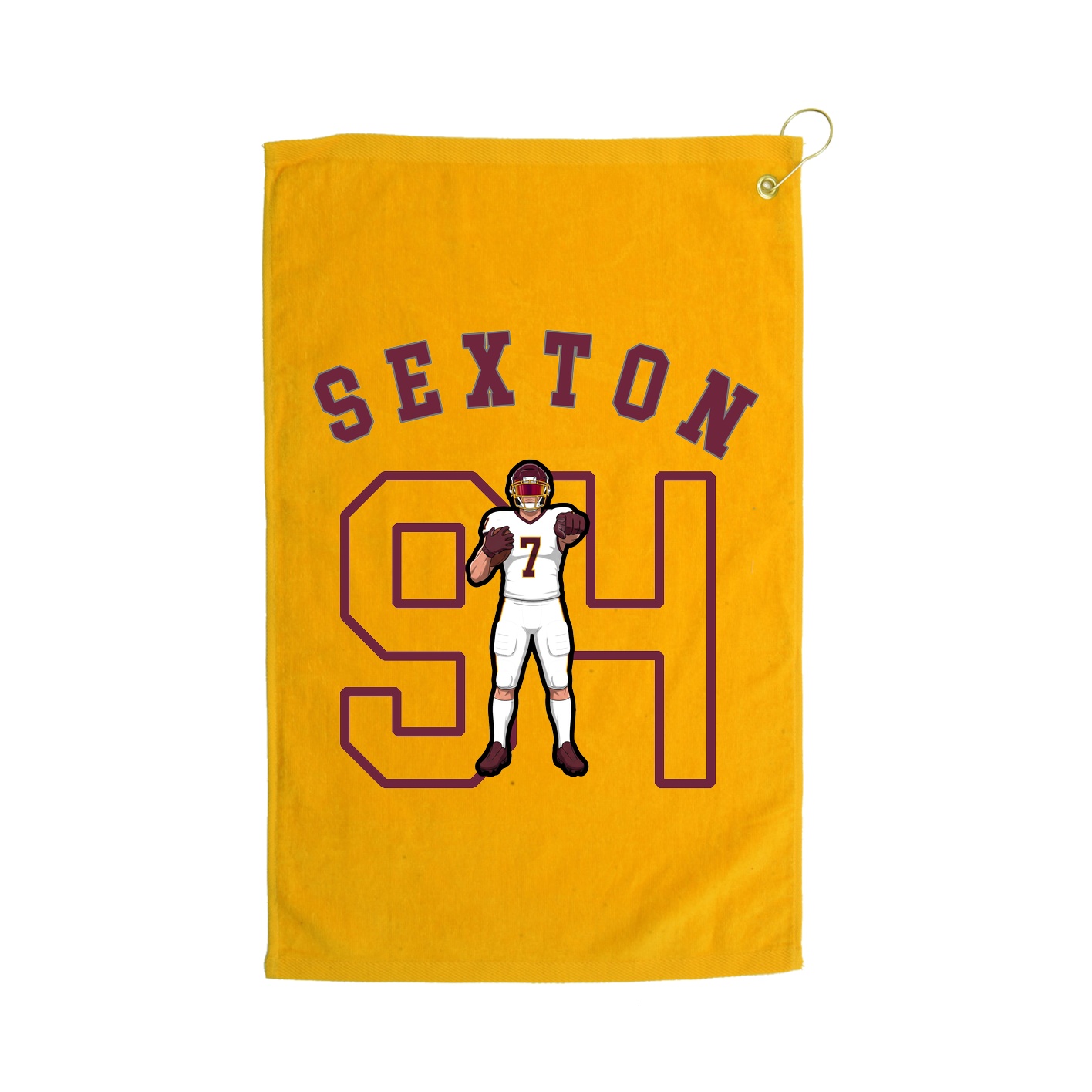 Golf Towel — Shirsey Arch in Gold