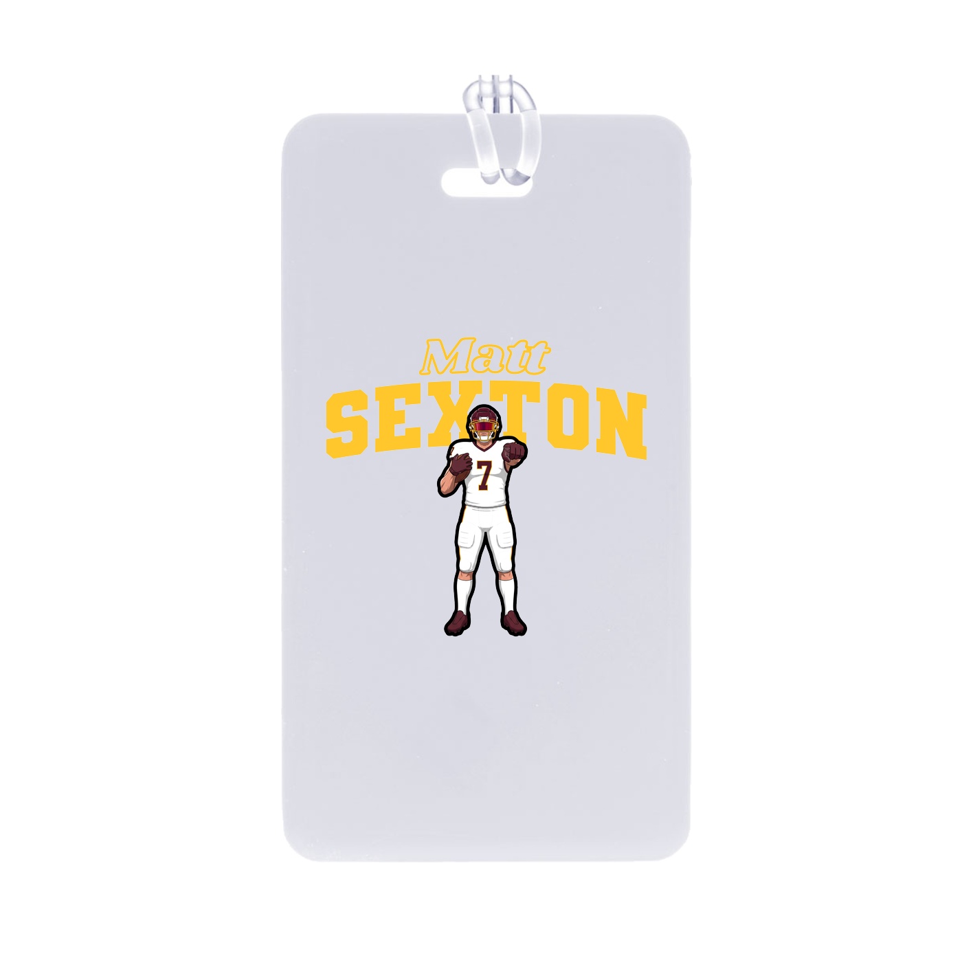 Bag Tag — Name Arch in Classic