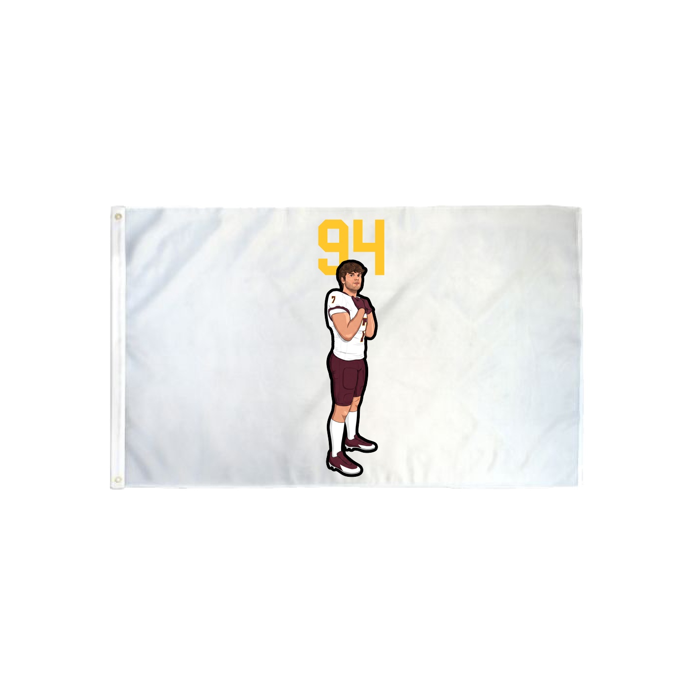 3x5 Flag — Number Top in Classic