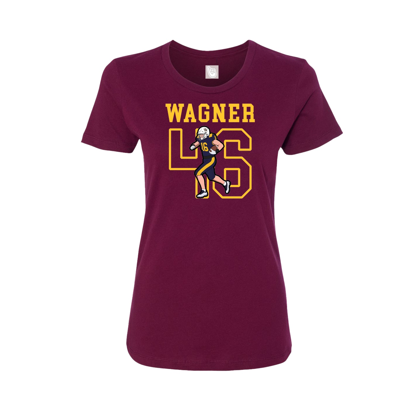 Womens Tee — Shirsey in Maroon