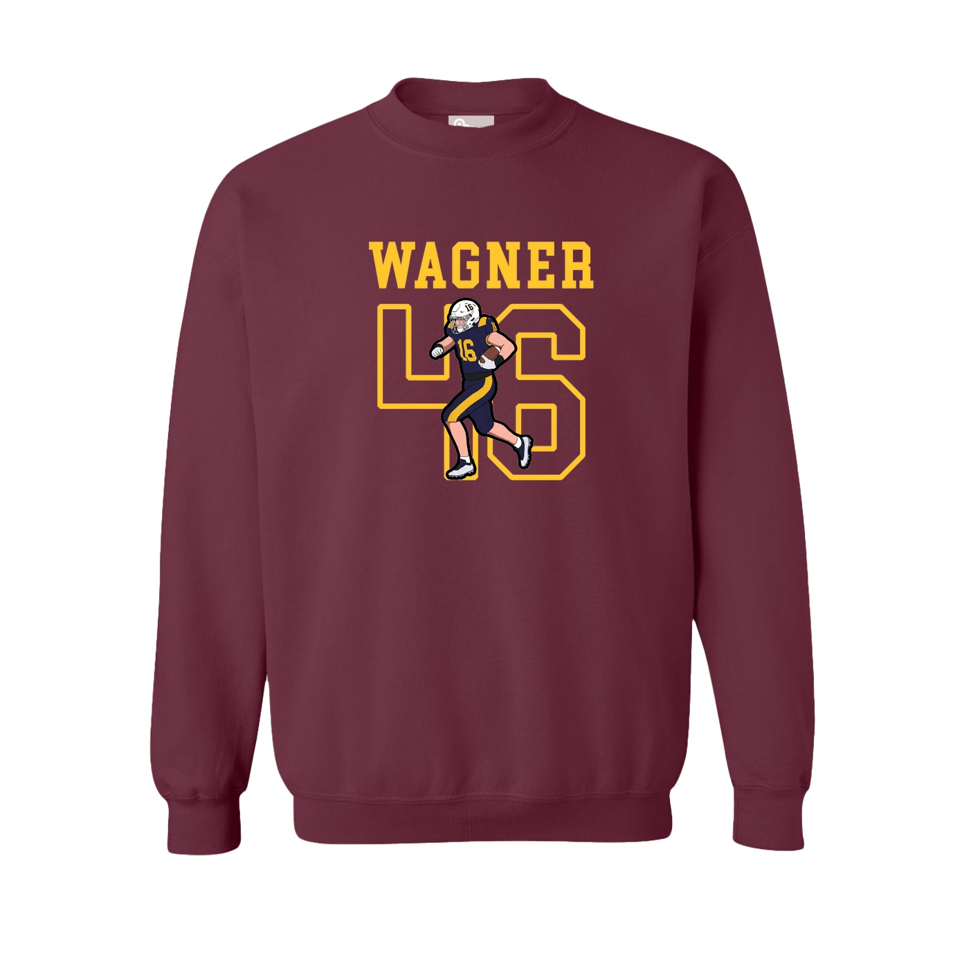 Fleece Crew — Shirsey in Maroon