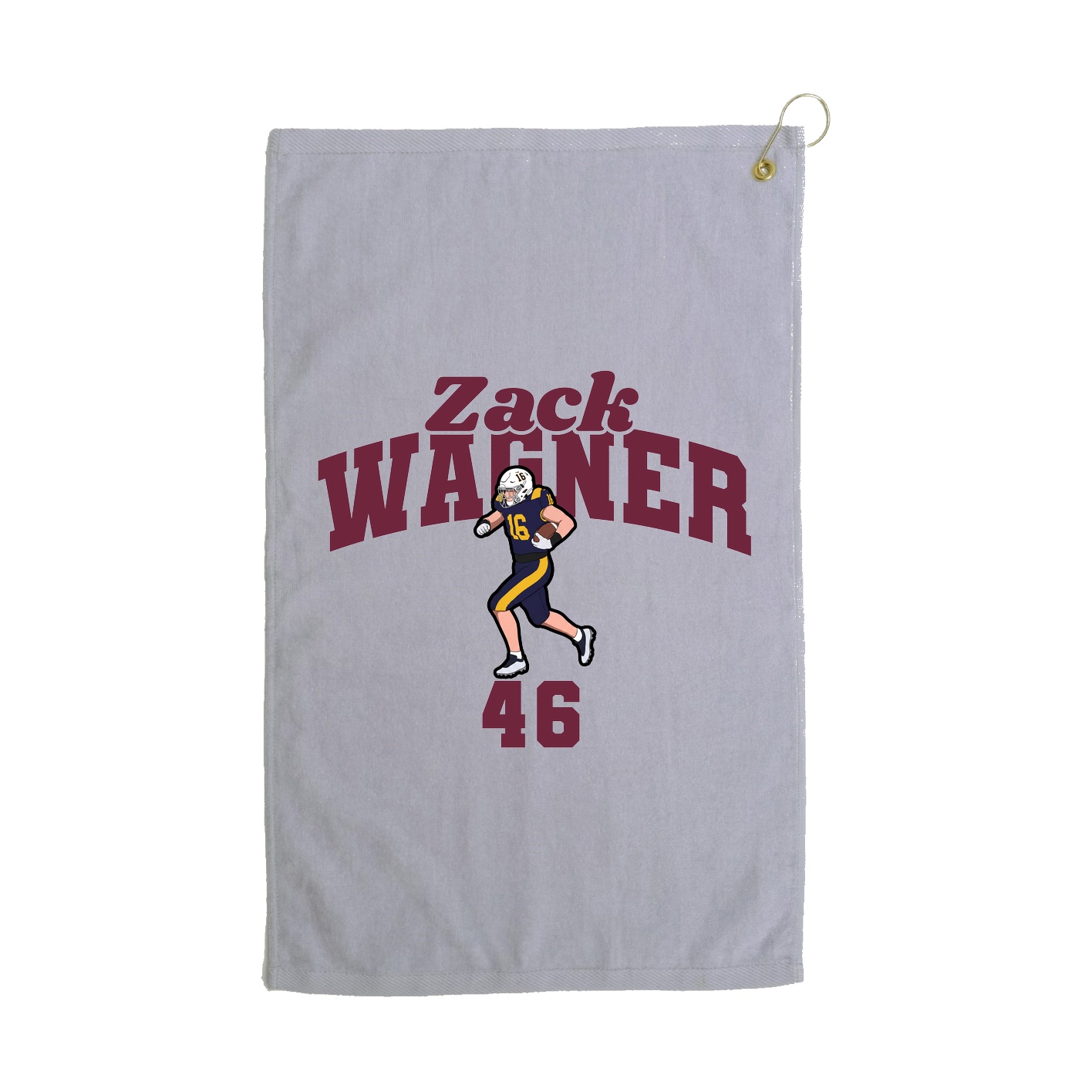 Golf Towel — Signature Arch in Grey