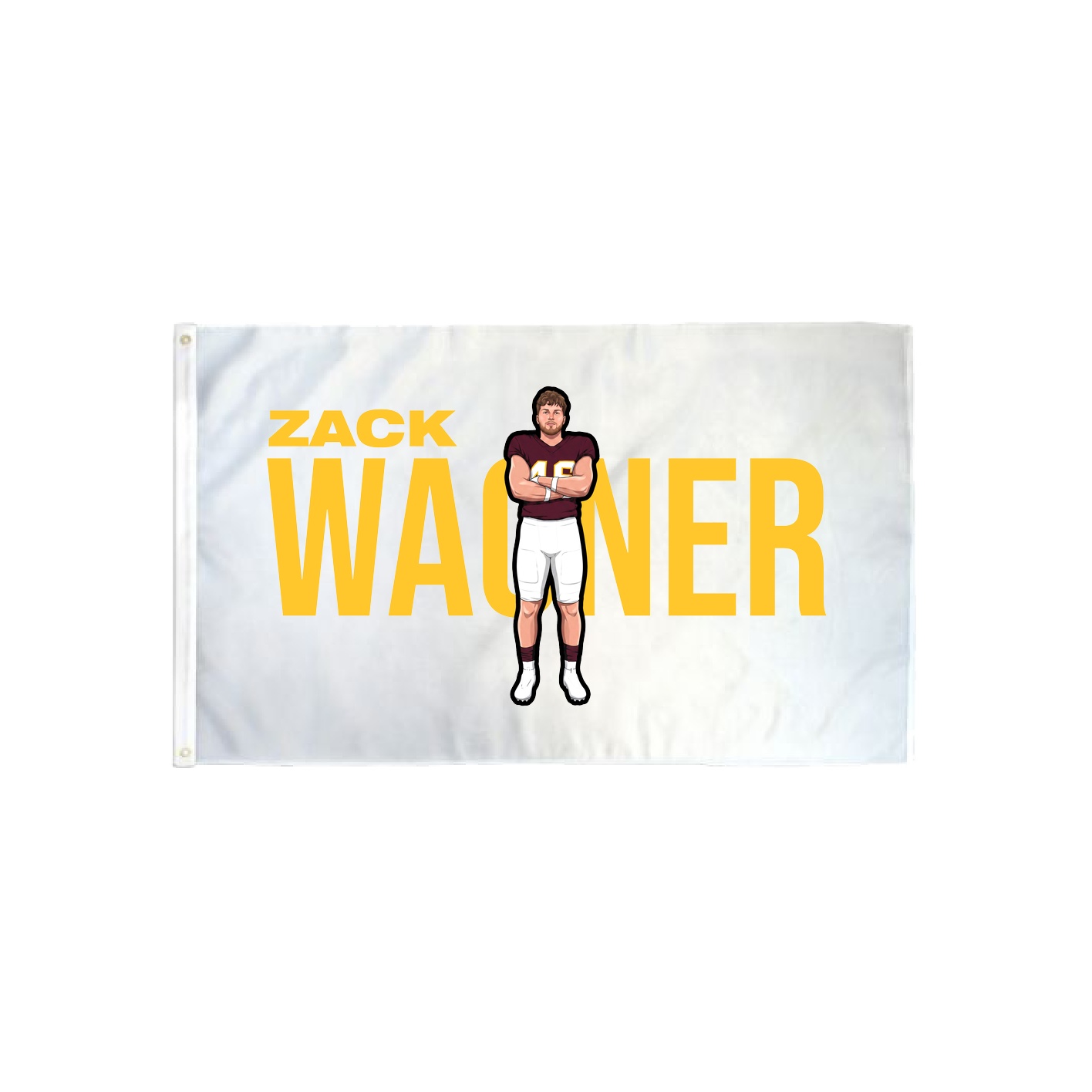 3x5 Flag — Player Name in Classic
