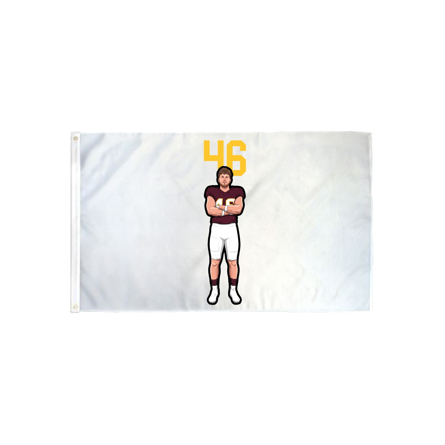 3x5 Flag — Number Top in Classic