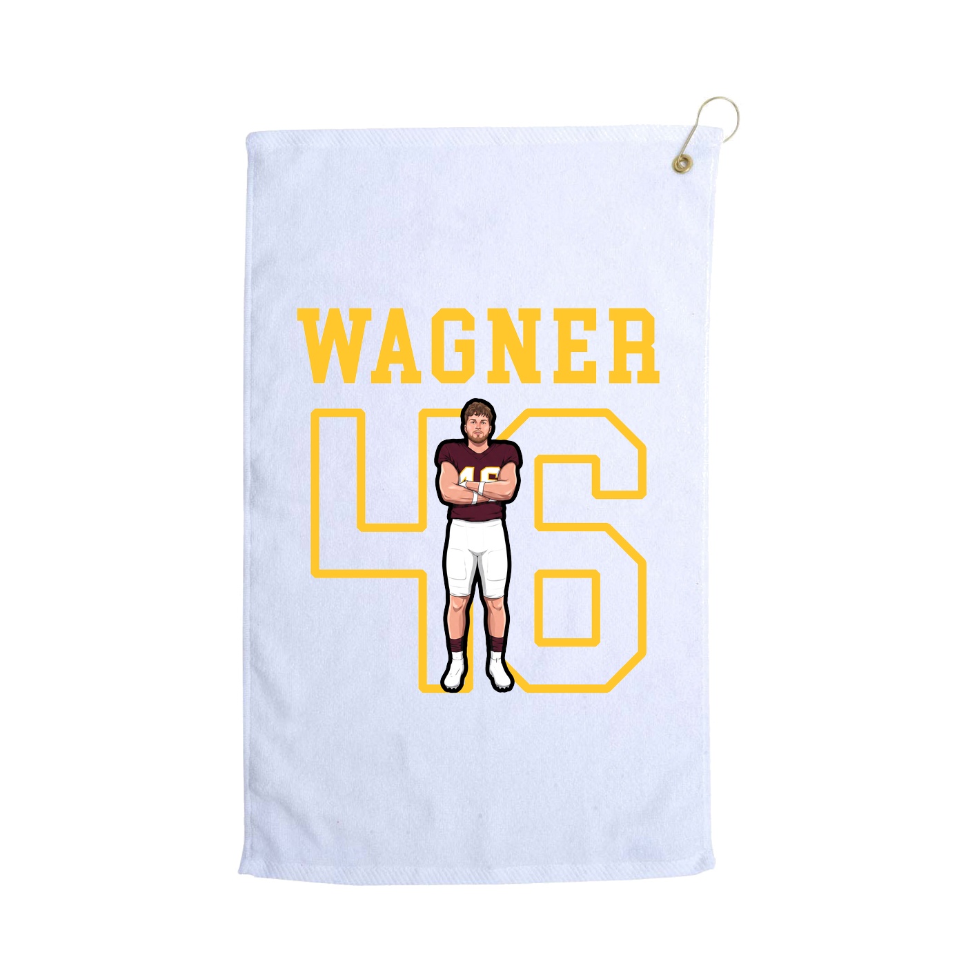 Golf Towel — Shirsey in White
