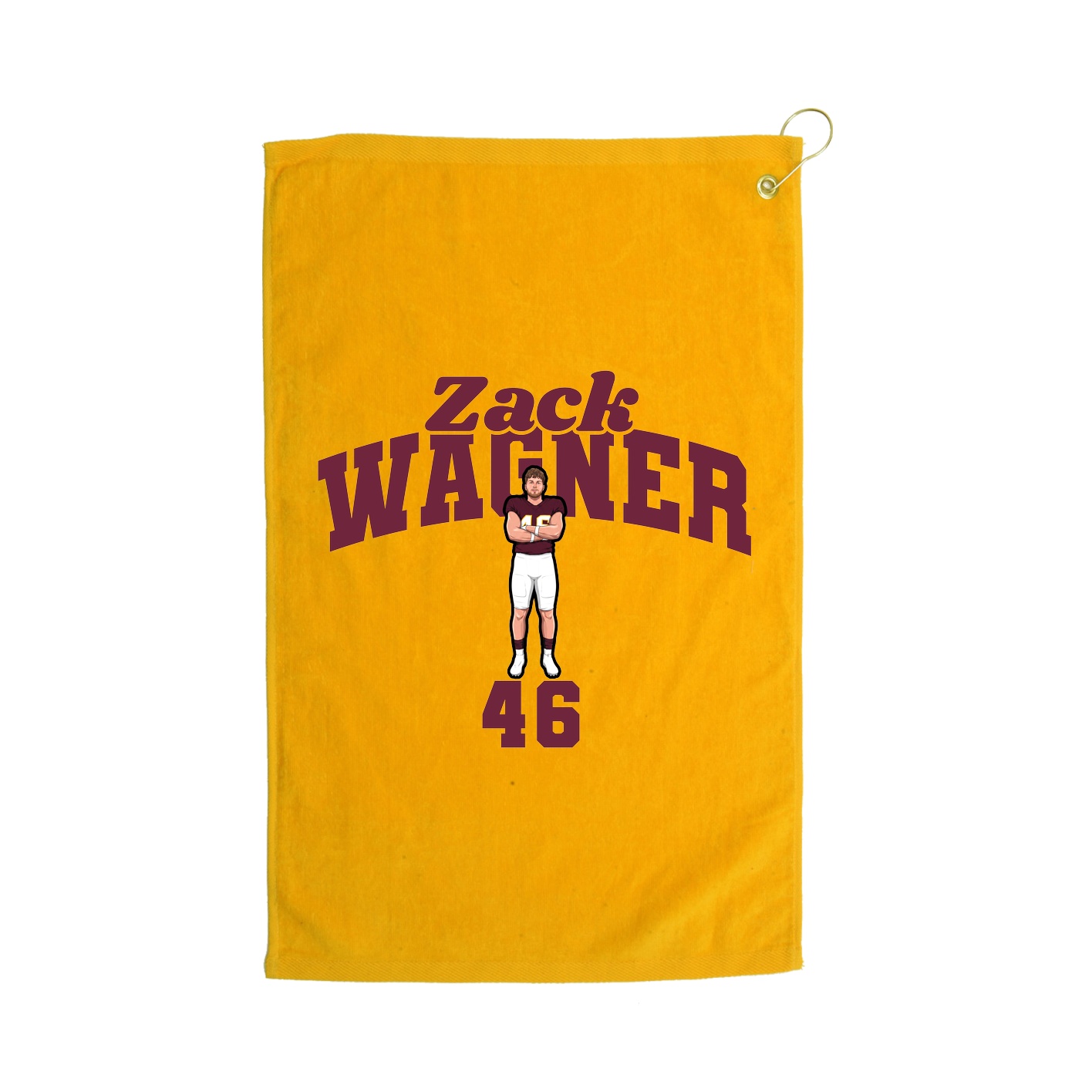 Golf Towel — Signature Arch in Gold
