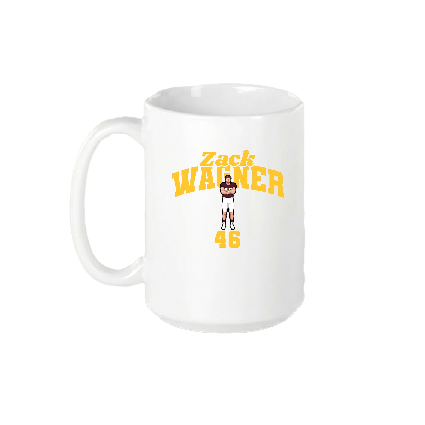 15oz Coffee Mug — Signature Arch in White