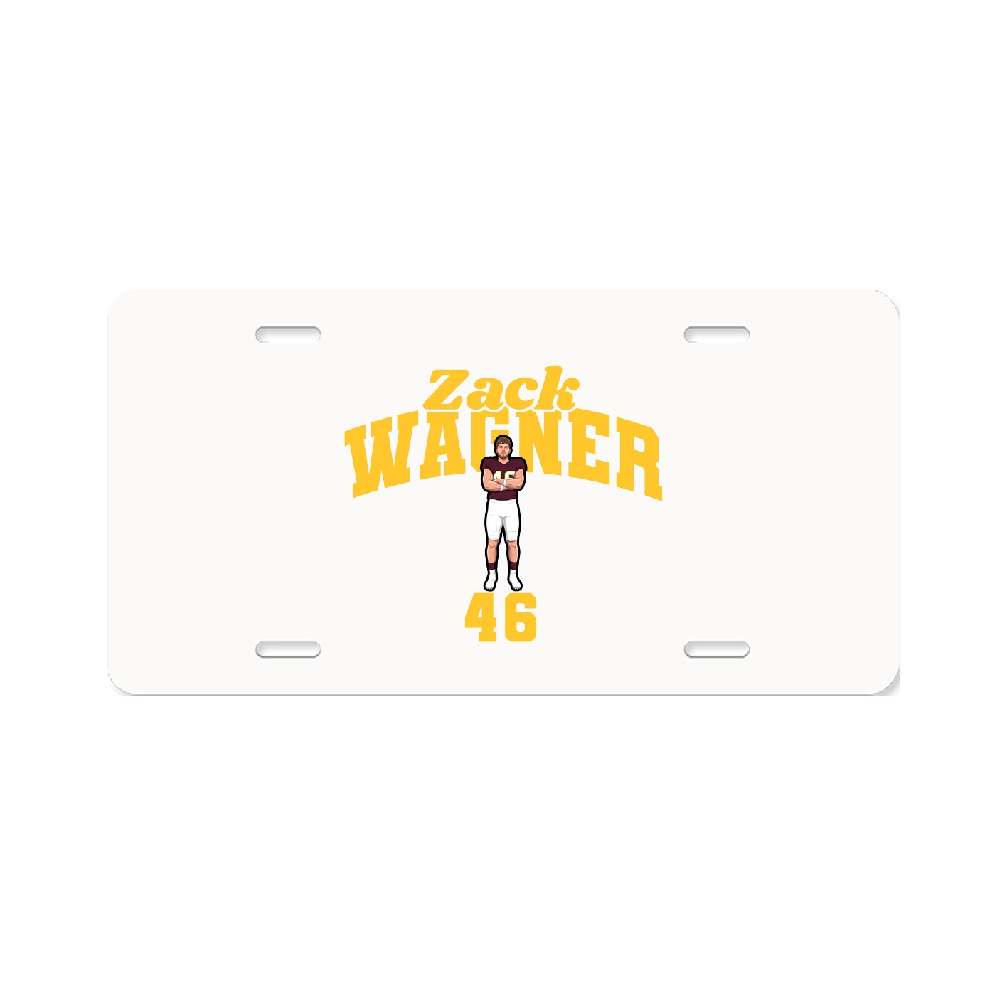 License Plate — Signature Arch in Classic