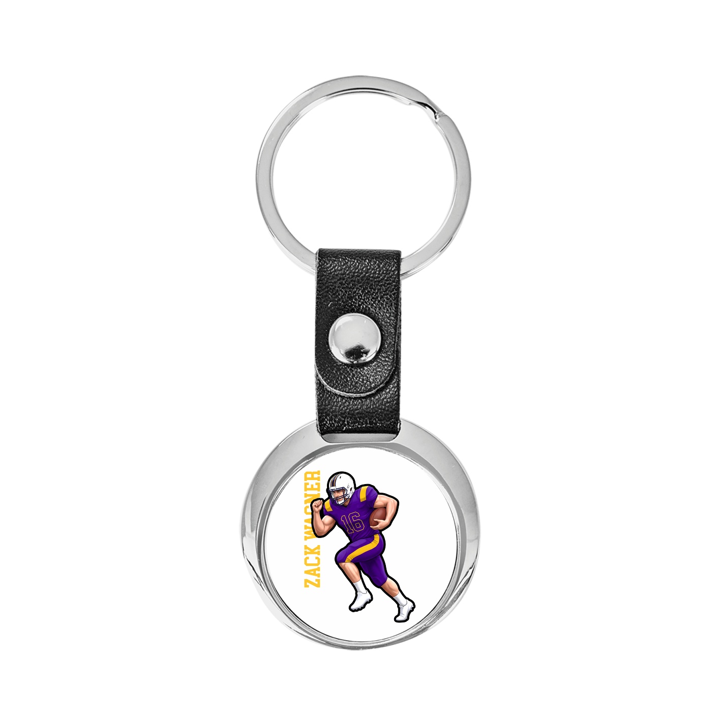 Key Chain — Name Vertical in Classic