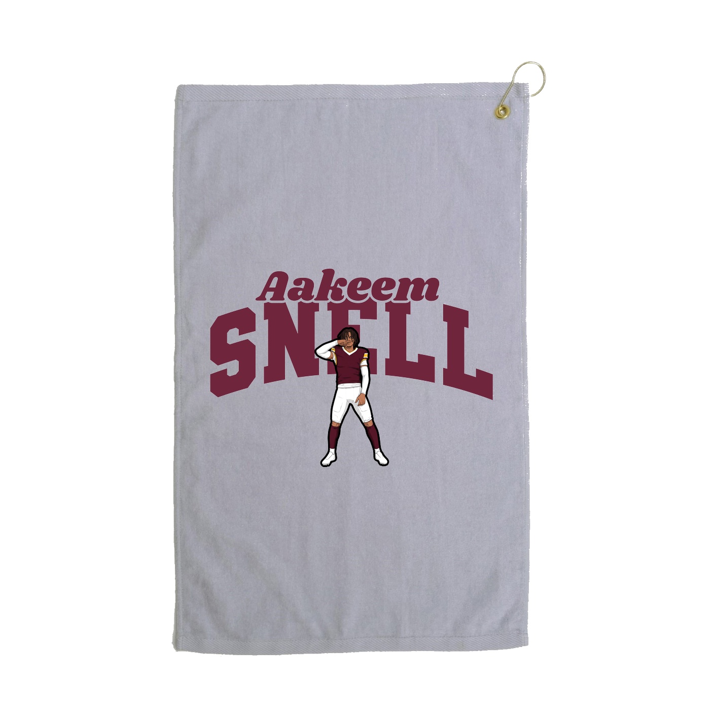 Golf Towel — Signature Arch in Grey