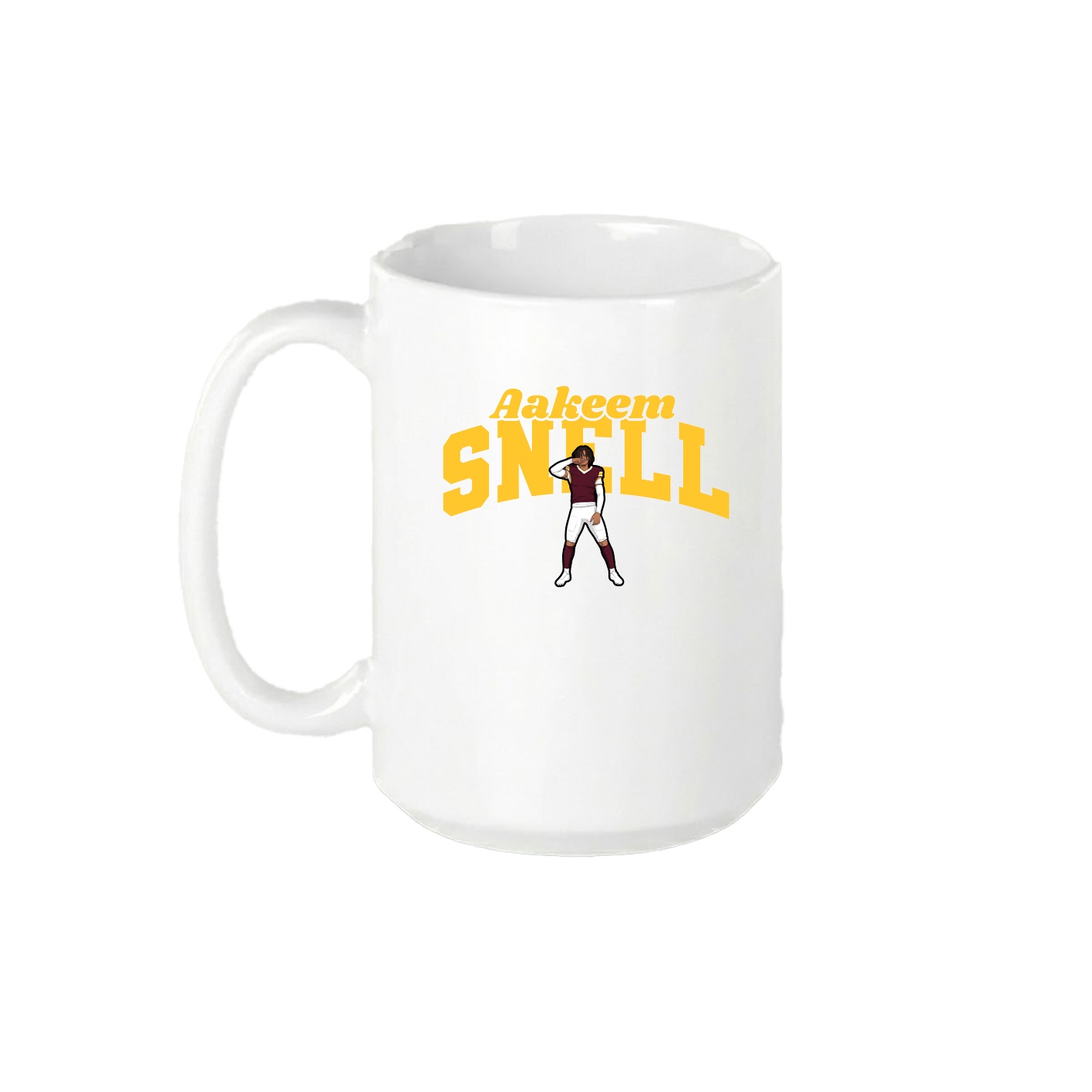 15oz Coffee Mug — Signature Arch in White