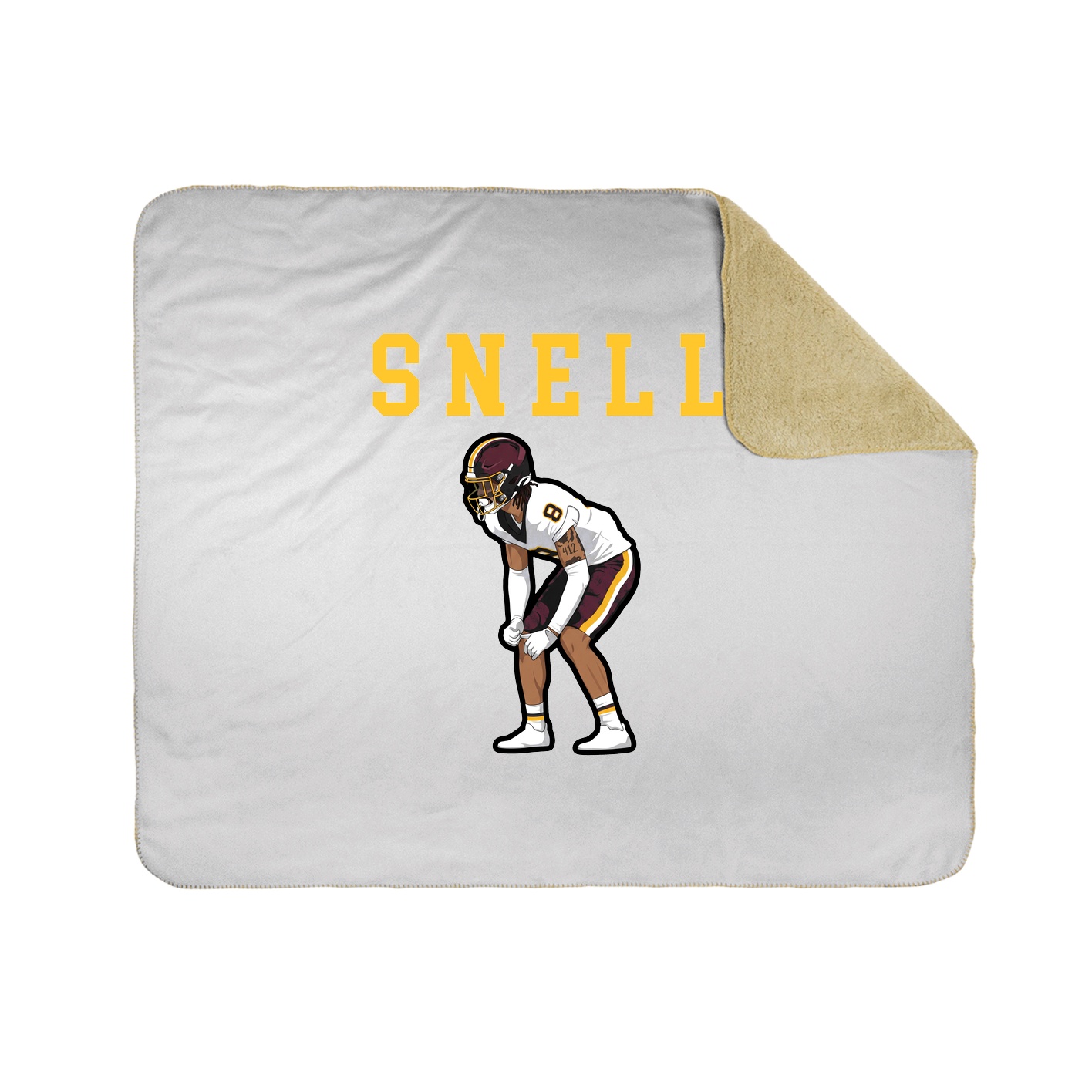 Throw Blanket — Shirsey in White