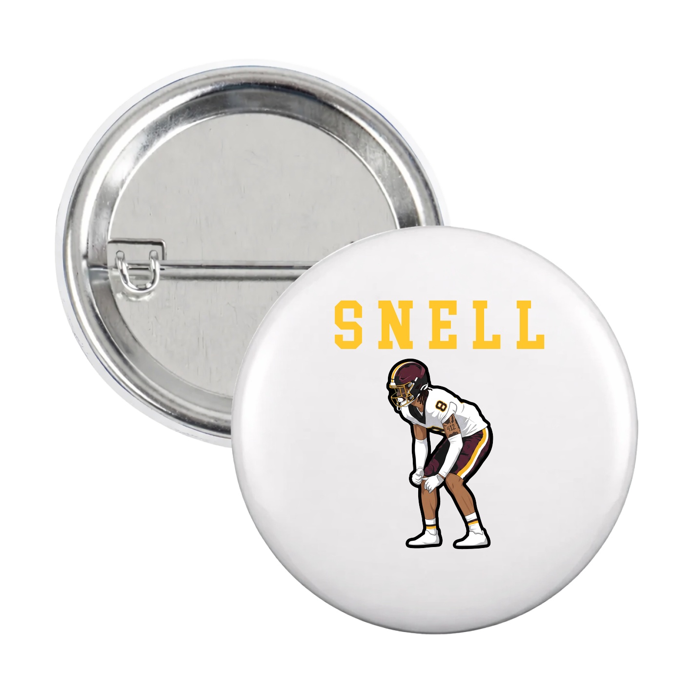 Game Day Button — Shirsey in White