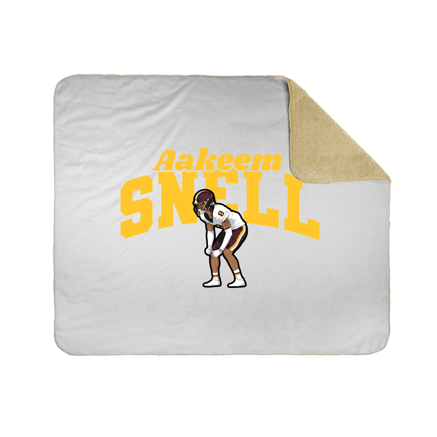 Throw Blanket — Signature Arch in White