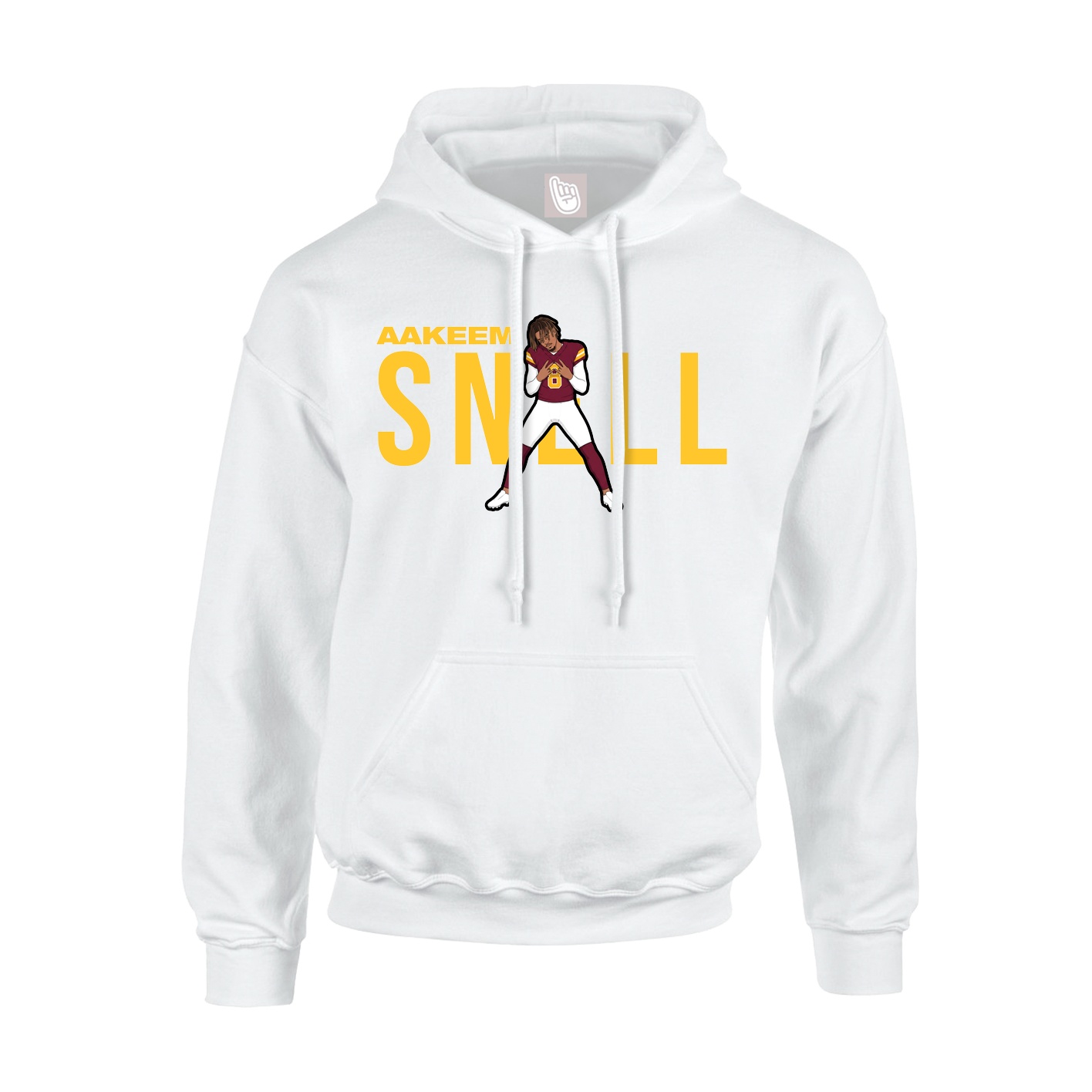Hoodie — Player Name in White